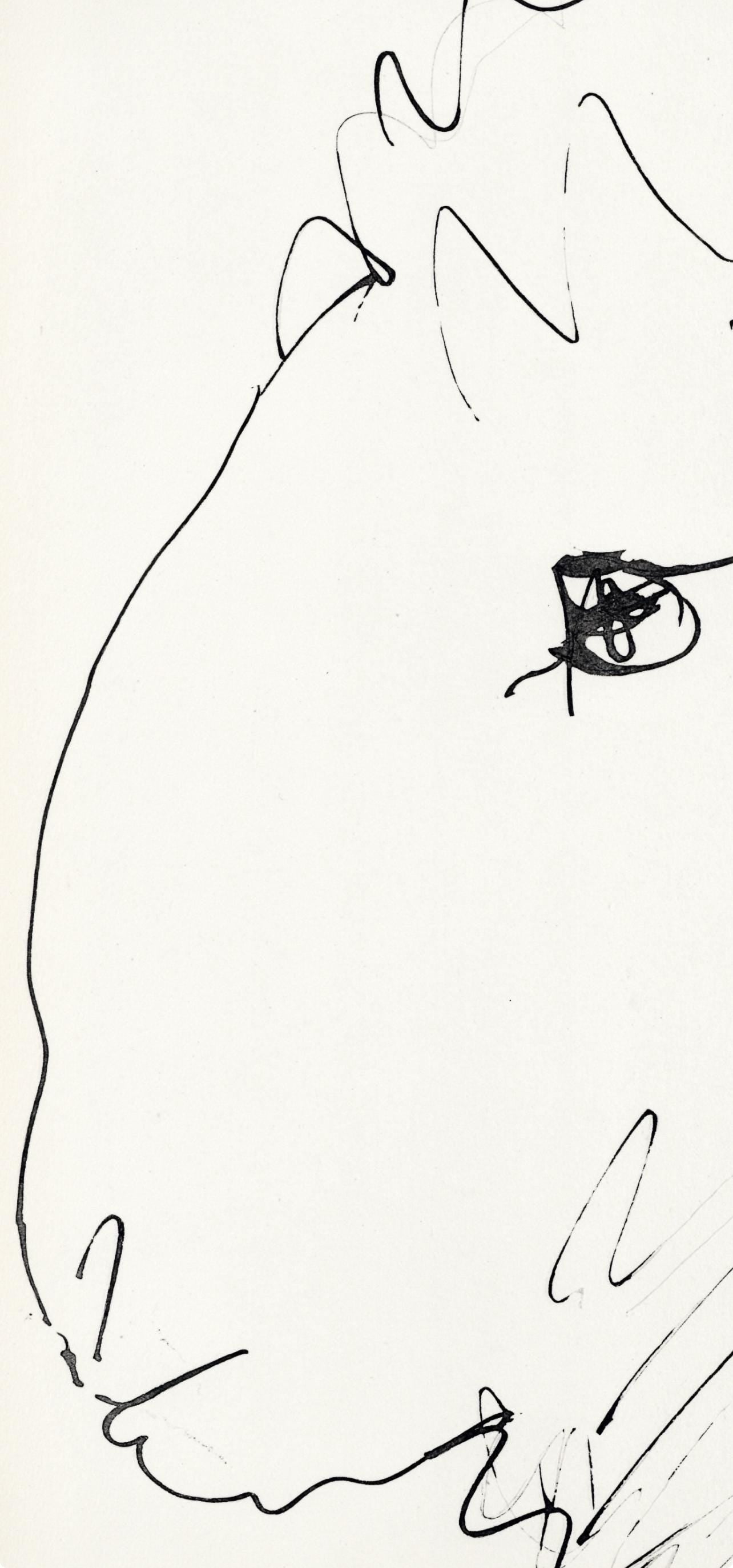 Pablo Picasso, Tte De Blier (Cramer No. 84), 40 Dessins De Picasso En Marge Du Buffon, Lithograph