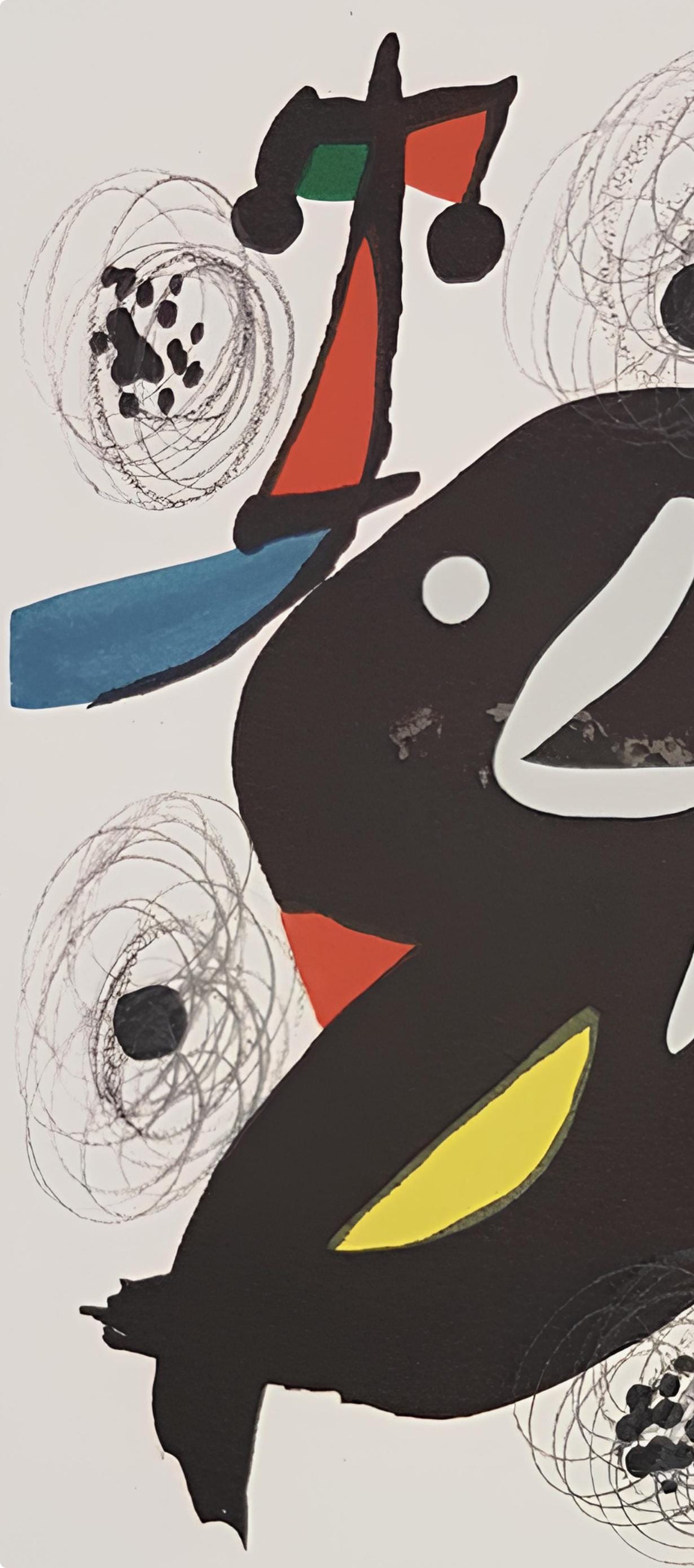 Joan Mir, Composition (Mourlot 1212-1225; Cramer 248), La Mlodie Acide, Lithograph