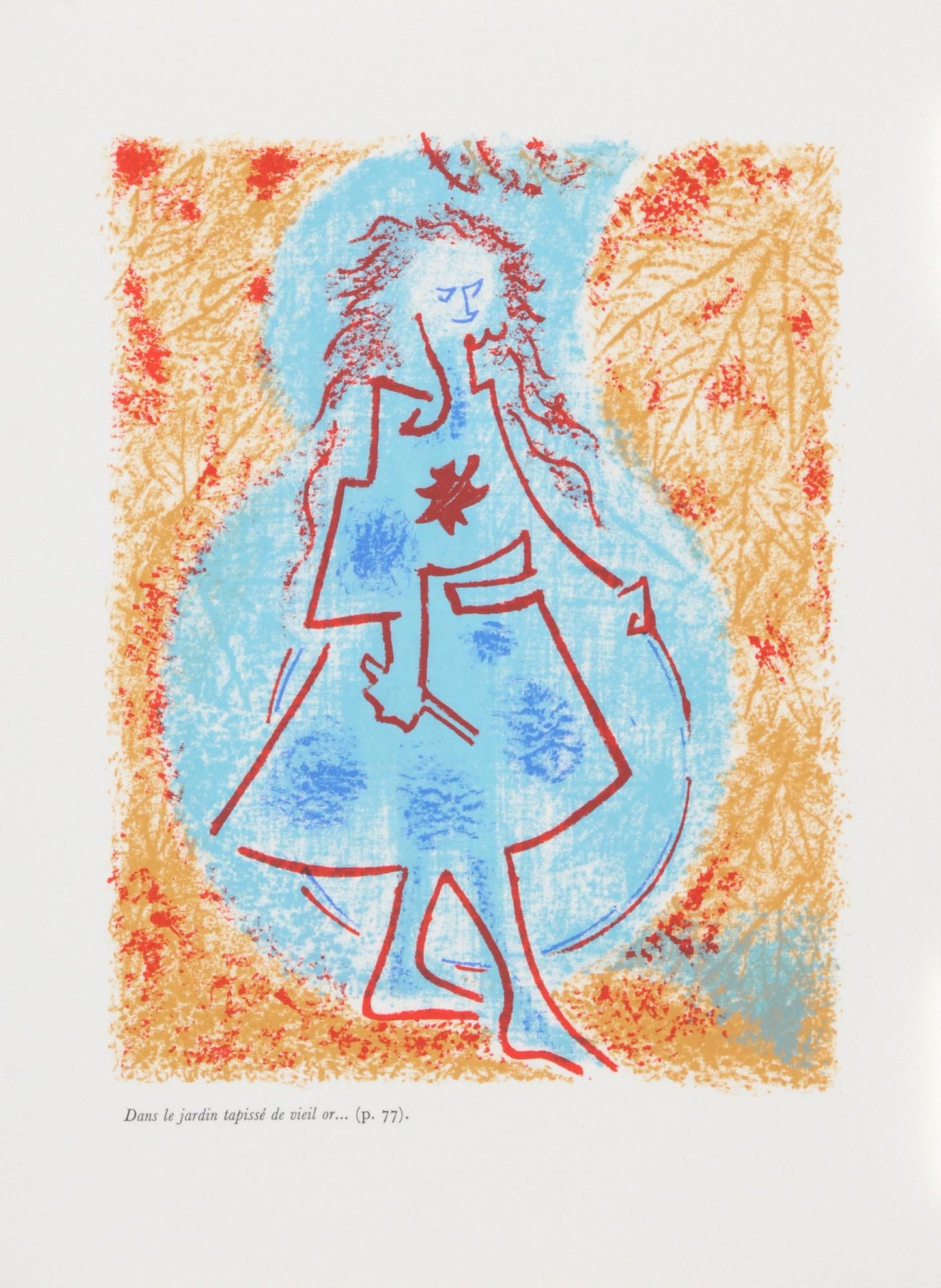 Andr Masson, Composition (Cramer 97), Une Toile De Craie, Lithograph