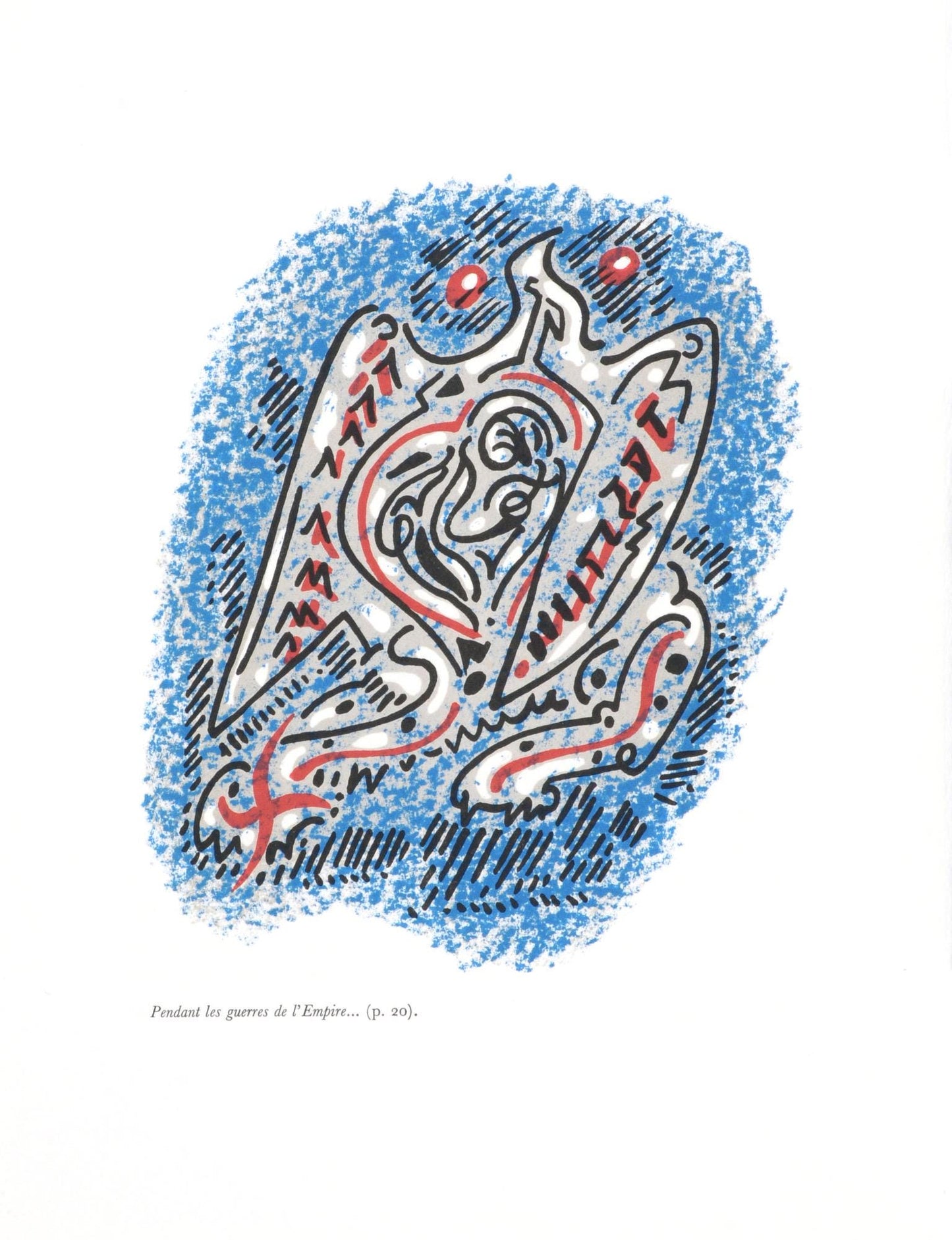 Andr Masson, Composition (Cramer 97), Une Toile De Craie, Lithograph