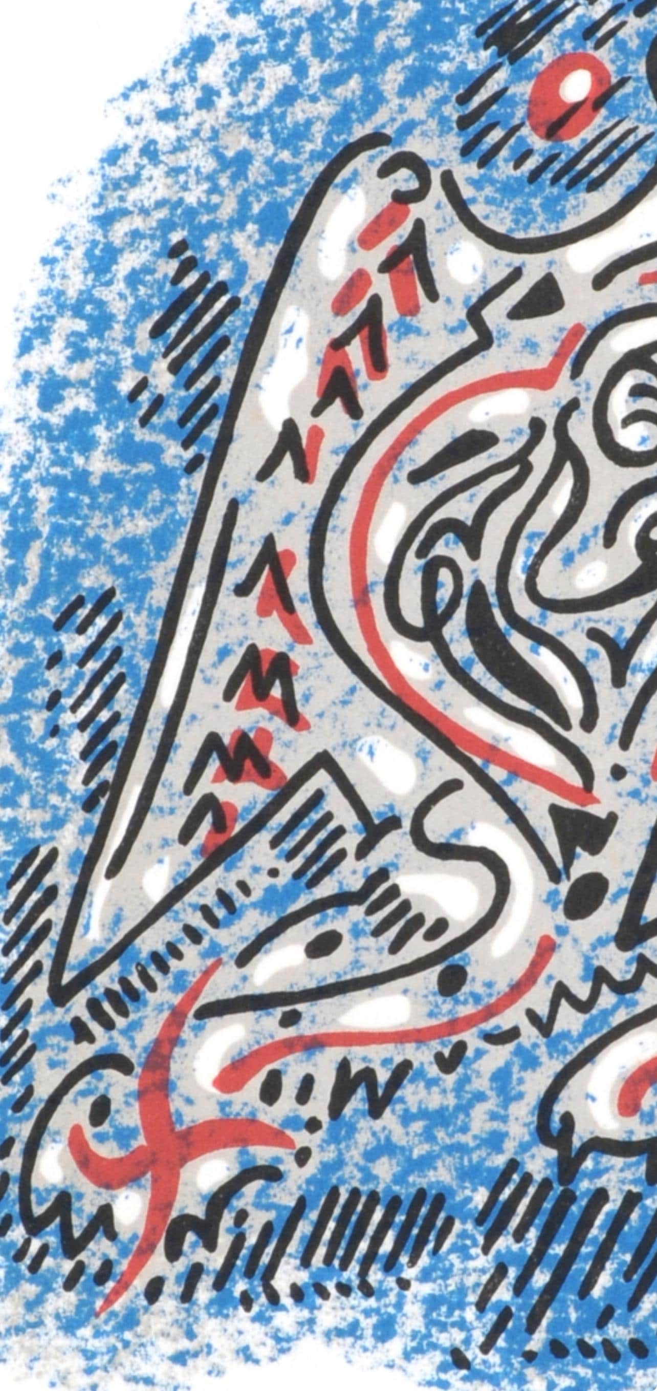 Andr Masson, Composition (Cramer 97), Une Toile De Craie, Lithograph