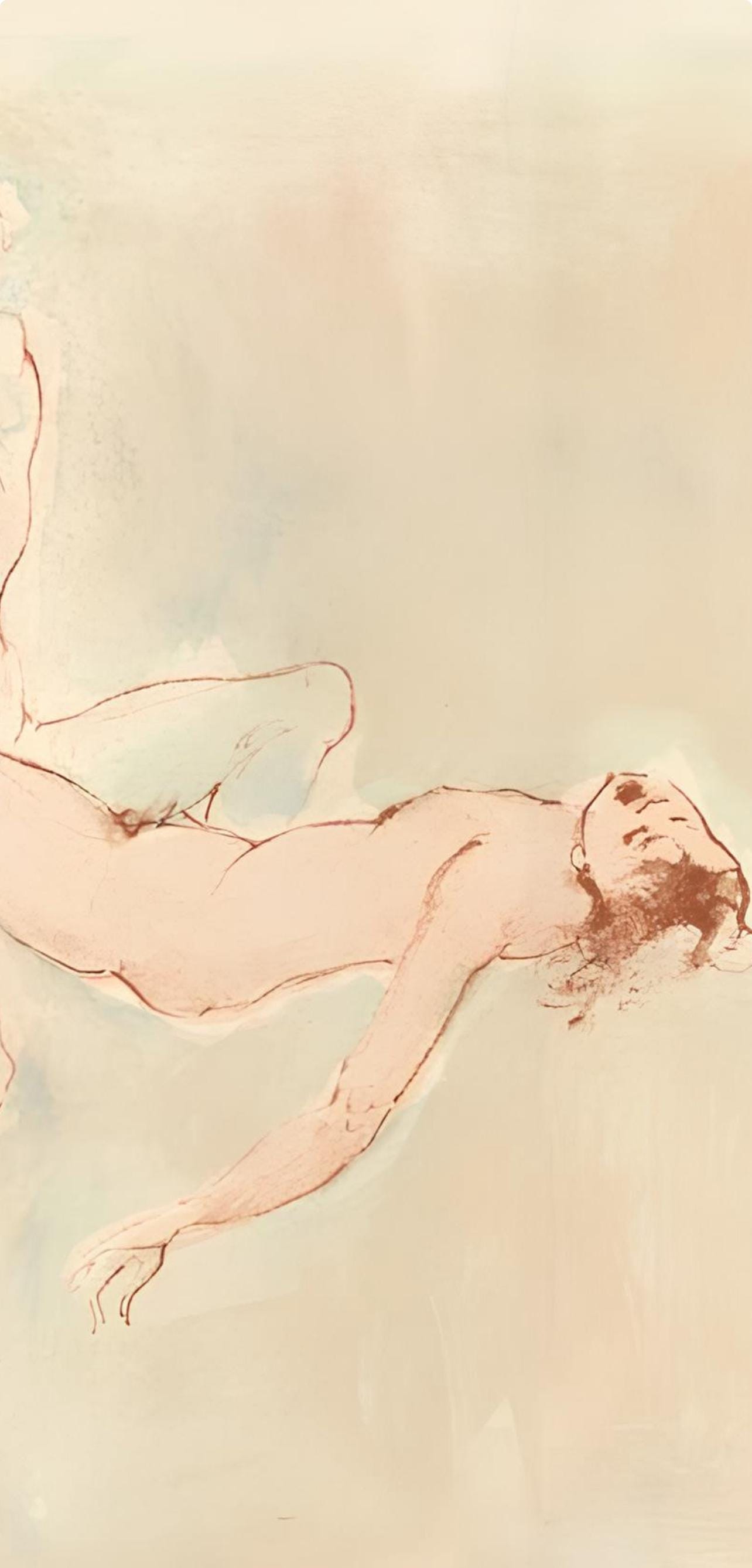 Lonor Fini, Composition, Paralllement, Lithograph