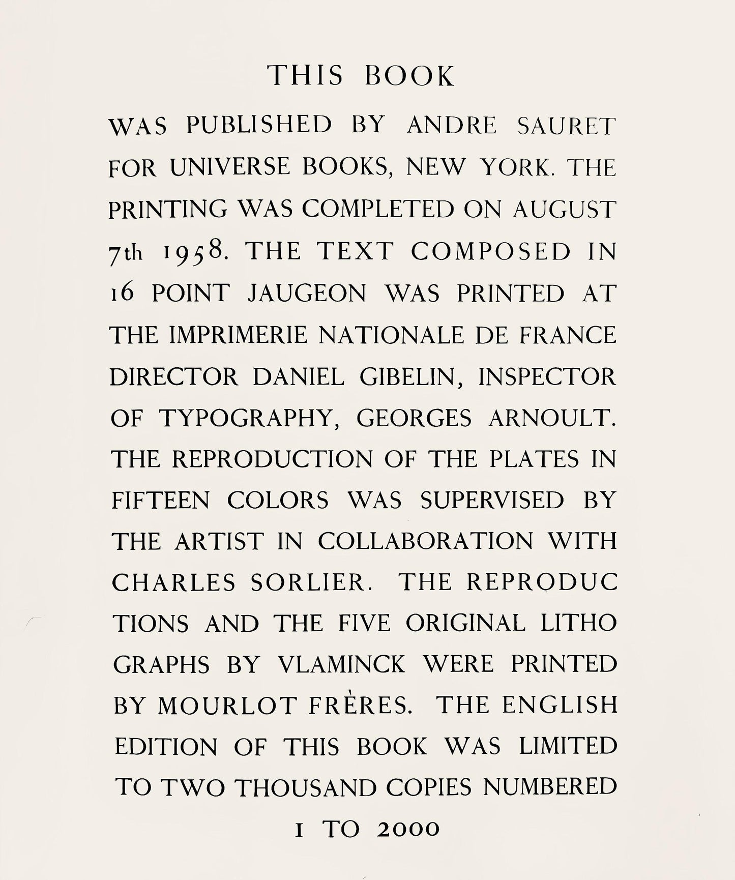 Maurice De Vlaminck, Vallee De L'Avre, Lithograph