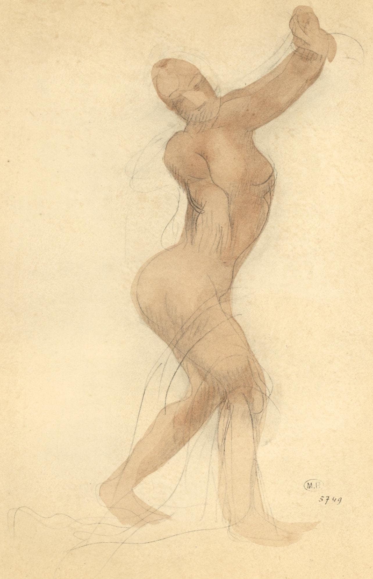 Auguste Rodin, Composition, La Varende, Rodin, Lithograph