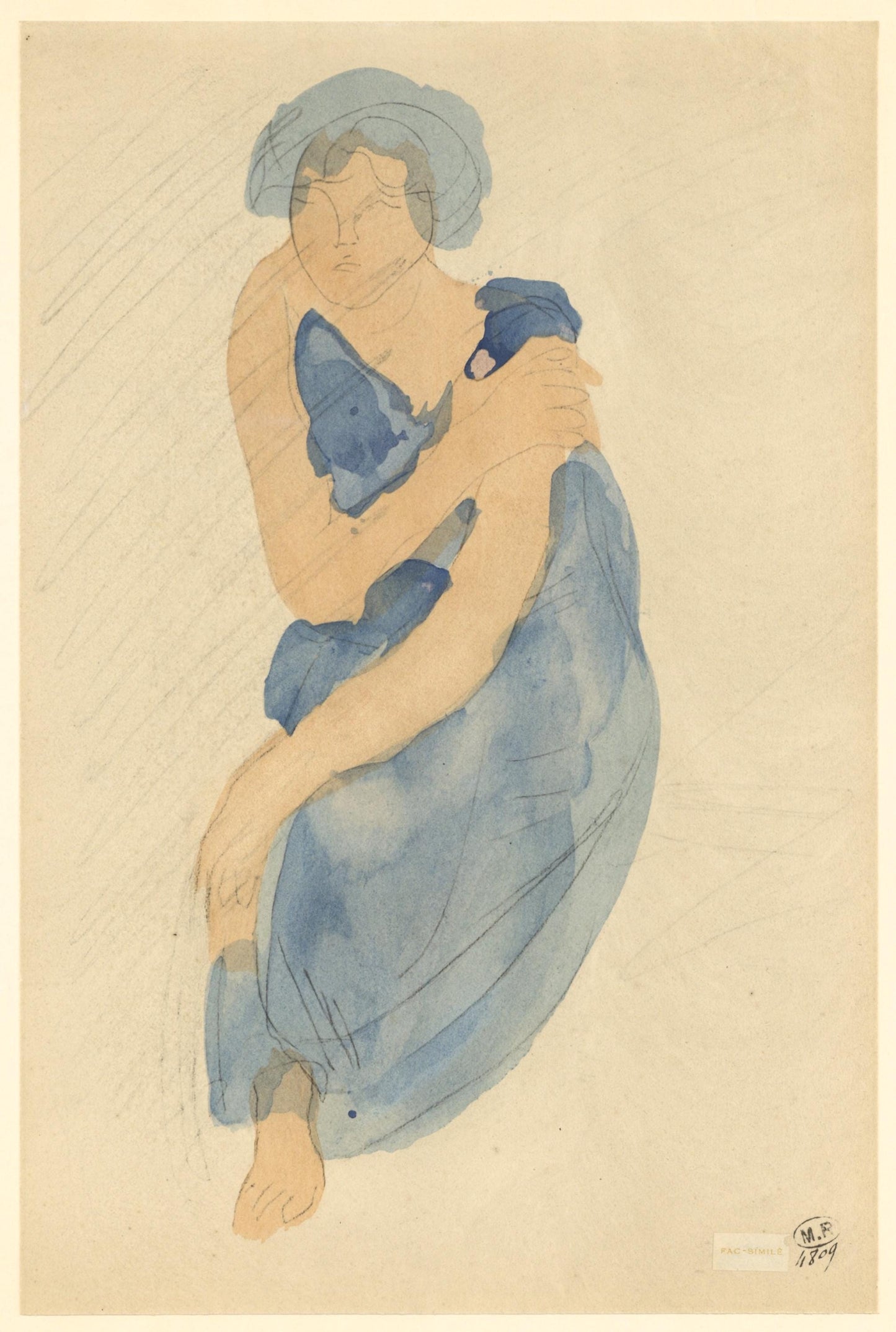 Auguste Rodin, Composition, La Varende, Rodin, Lithograph