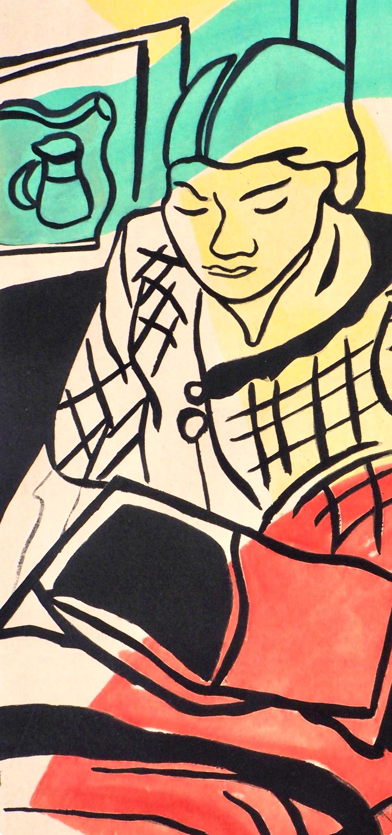 Fernand Lger, Composition, Contrastes, Lithograph