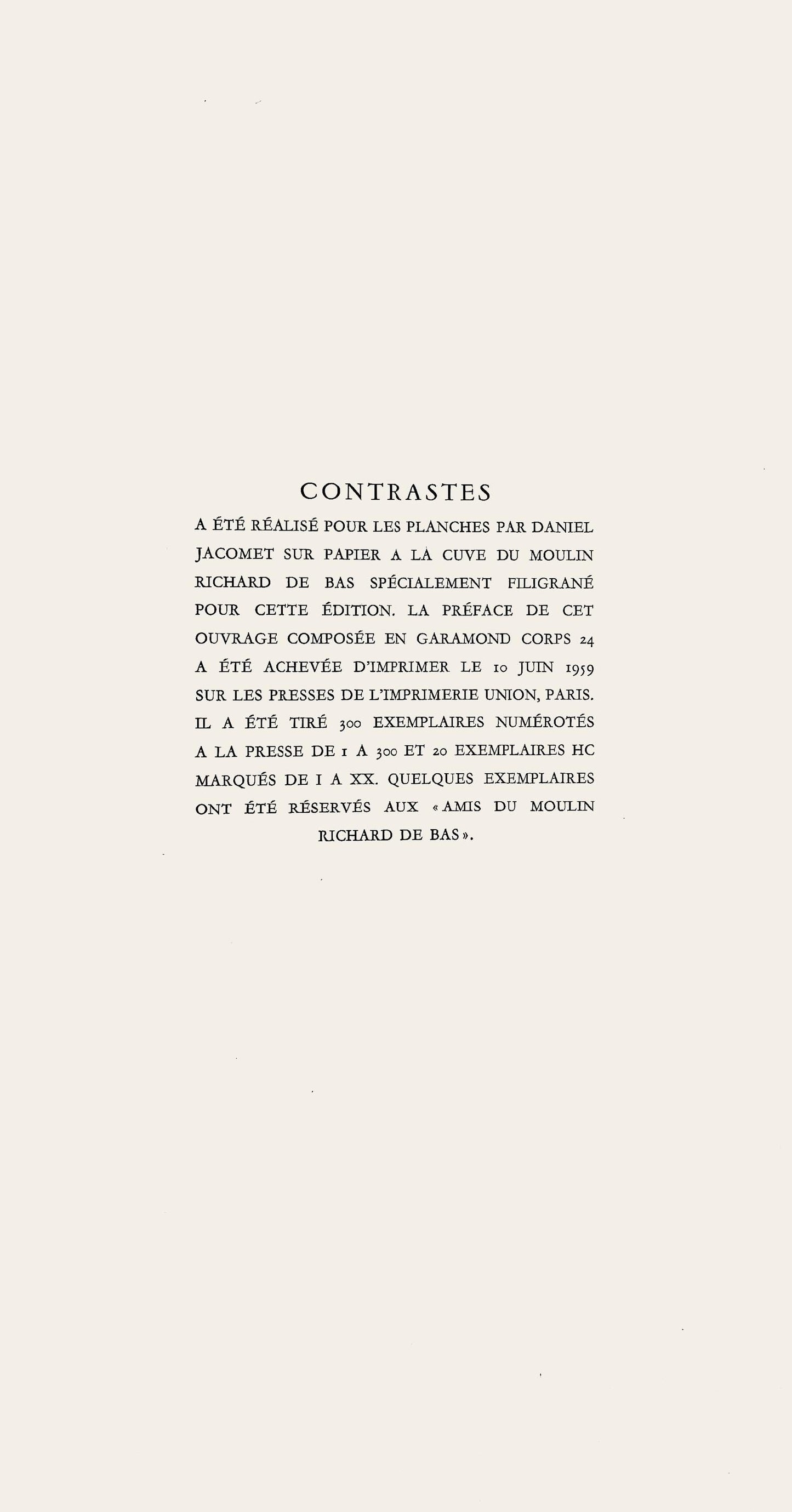 Fernand Lger, Composition, Contrastes, Lithograph