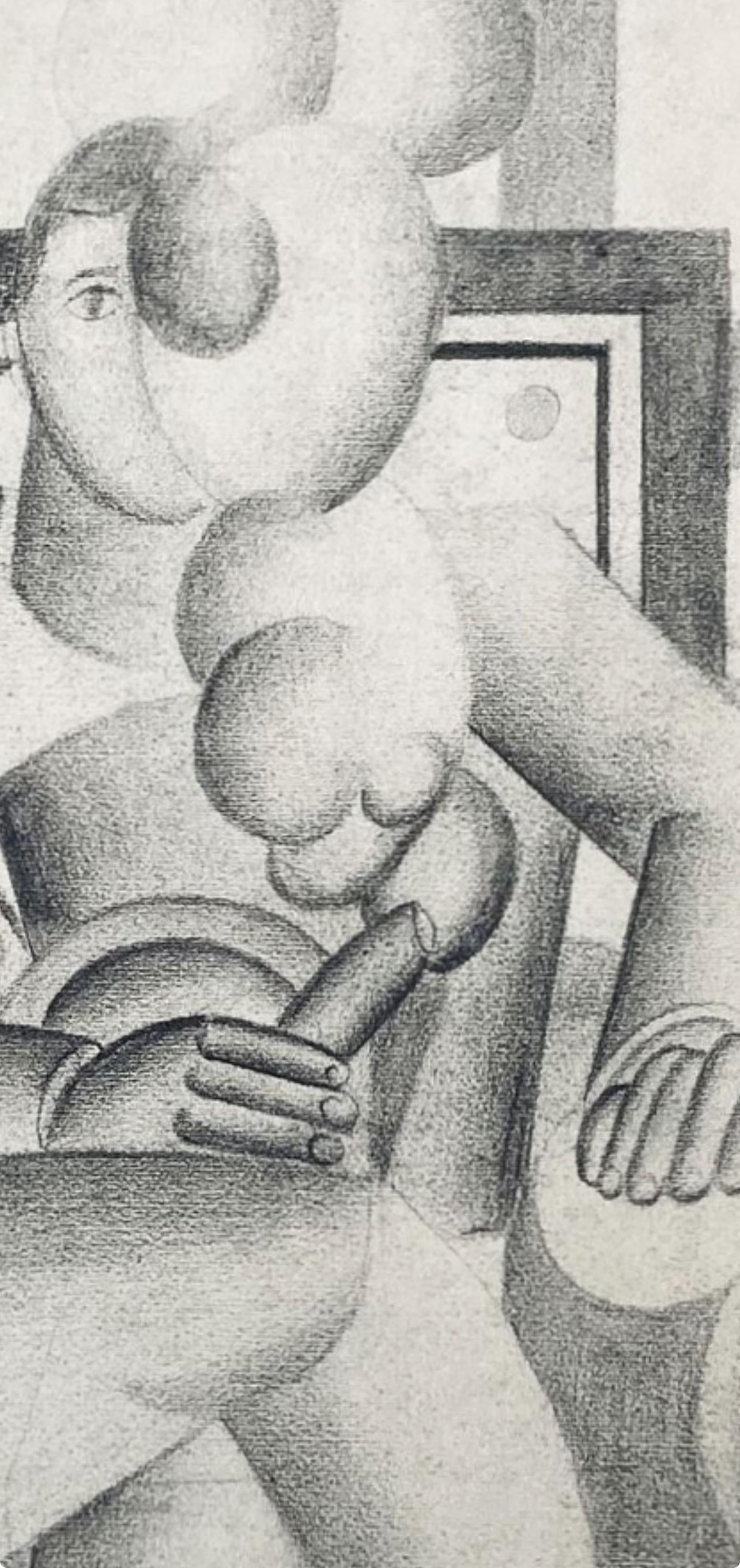 Fernand Lger, Composition, Contrastes, Lithograph