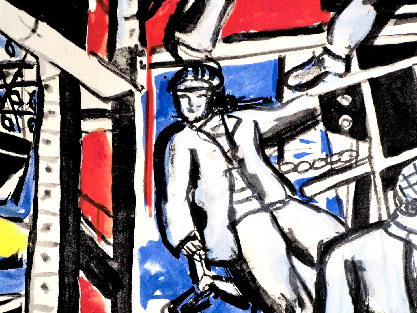 Fernand Lger, Composition, Contrastes, Lithograph