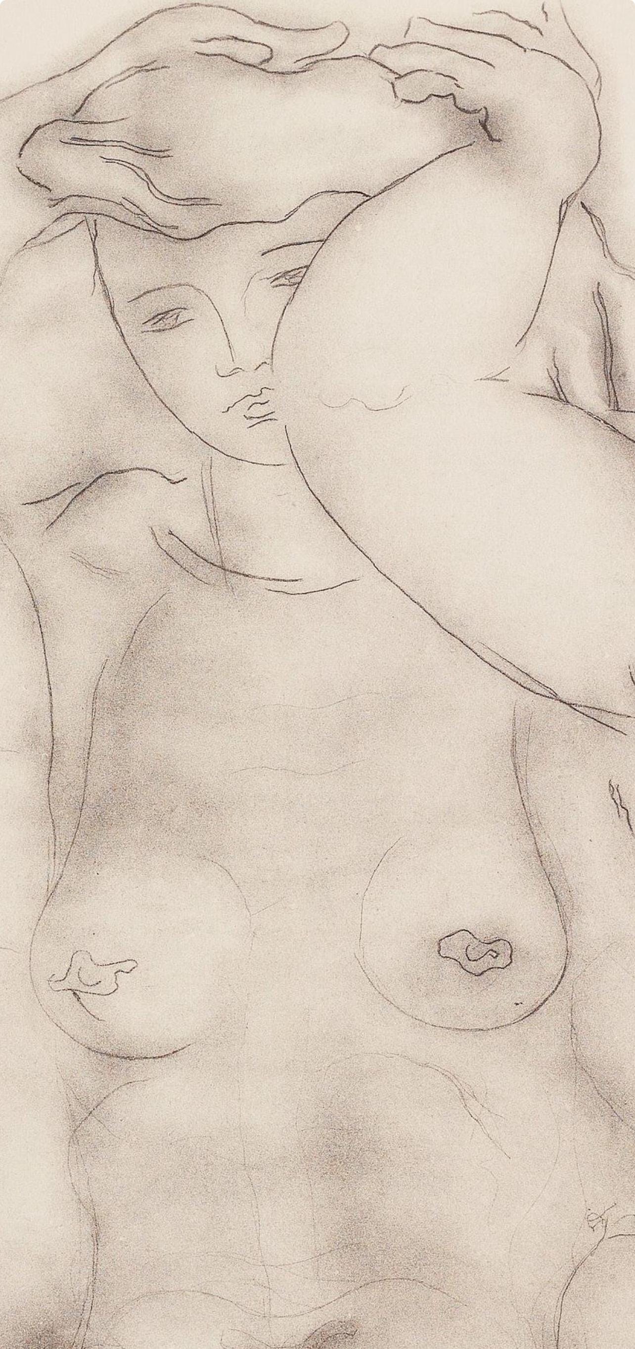 Georges Braque, Composition, Braque Espaces, 13 Dessins, Lavis, Aquarelles, Lithograph