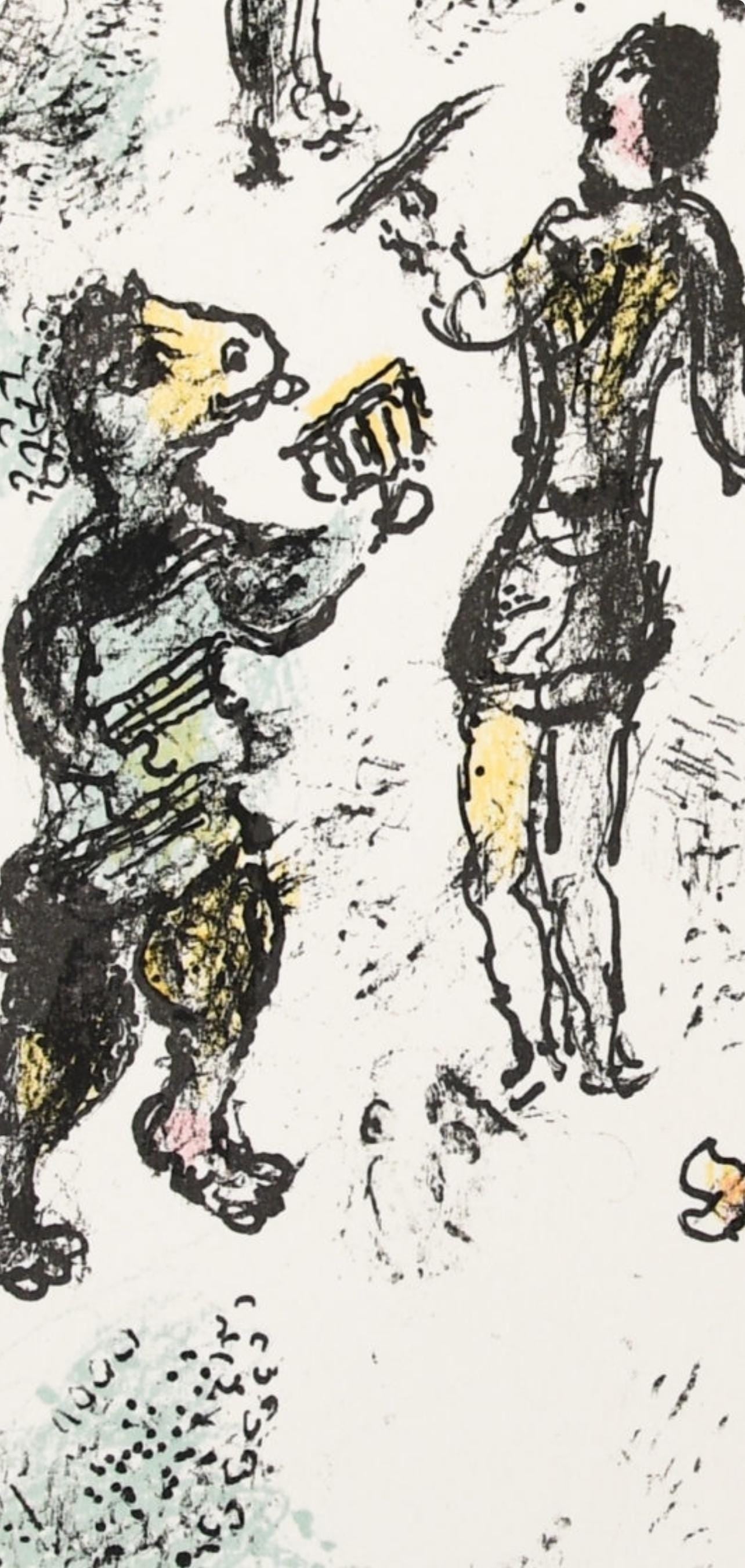 Marc Chagall, Composition (Mourlot 668-677), La Ferie Et Le Royaume, Lithograph
