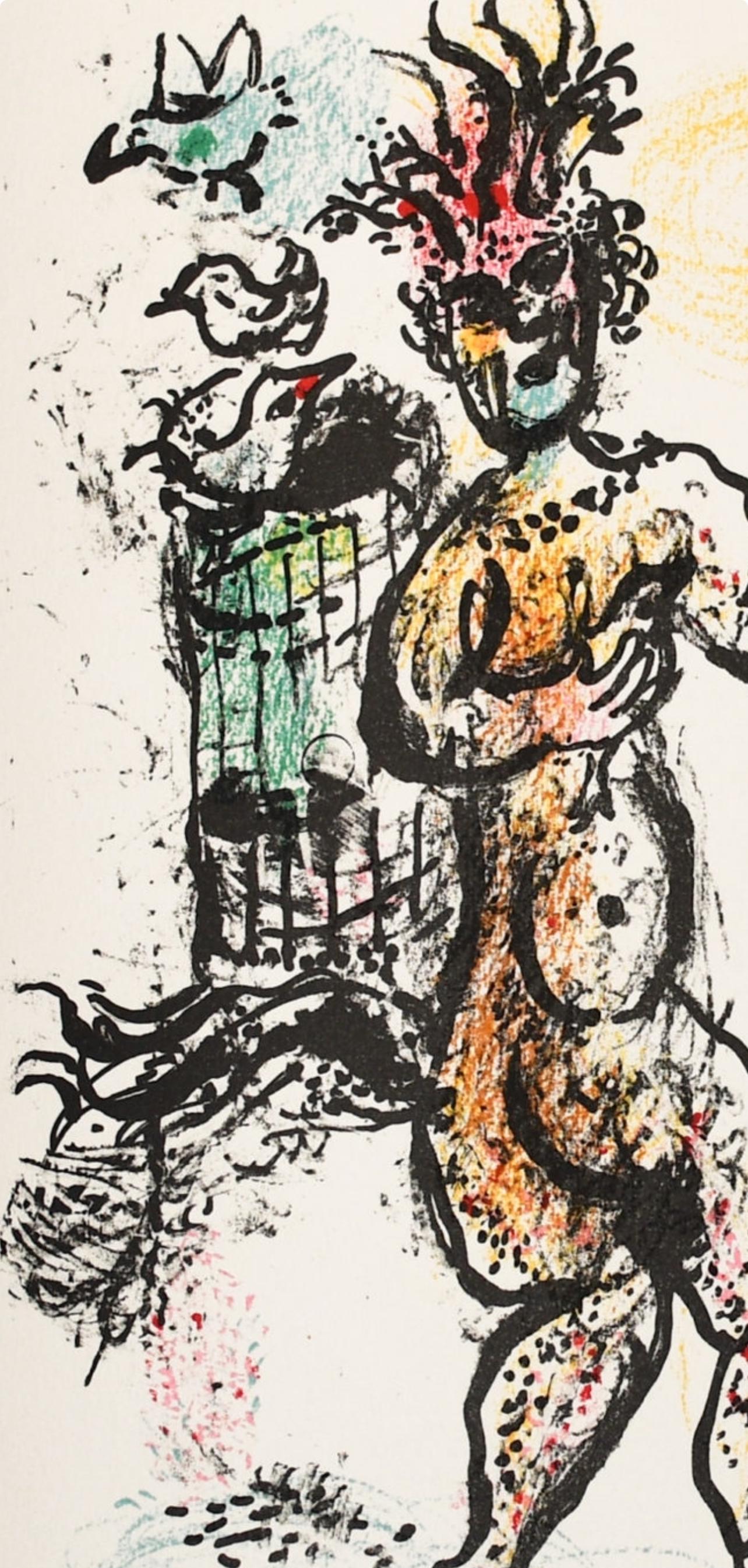 Marc Chagall, Composition (Mourlot 668-677), La Ferie Et Le Royaume, Lithograph