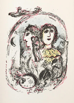 Marc Chagall, Composition (Mourlot 668-677), La Ferie Et Le Royaume, Lithograph