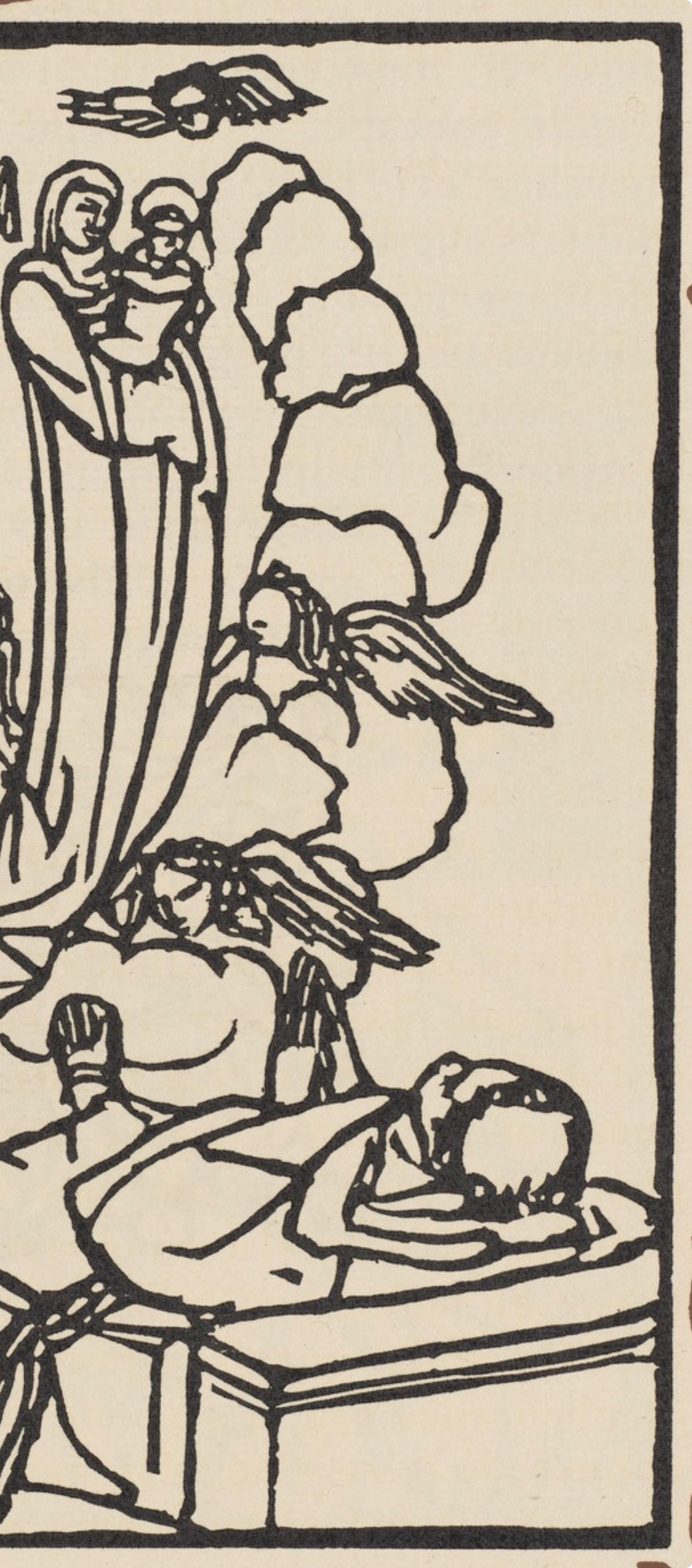 Mile Bernard, Composition (Morane, No. 100), Les Petites Fleurs De St. Franoise, Woodcut