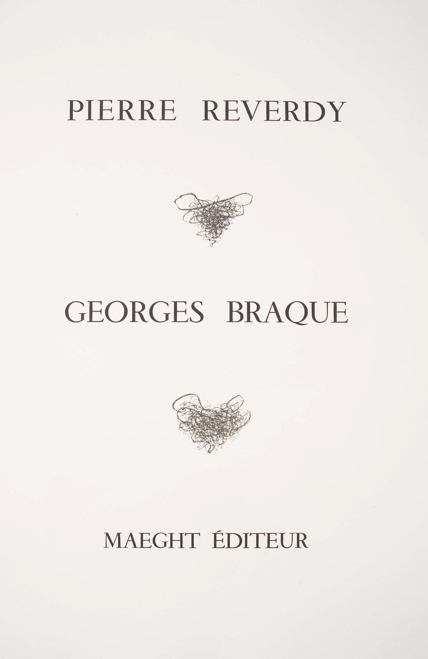 Georges Braque, Composition (Vallier 143), La Libert Des Mers, Lithograph