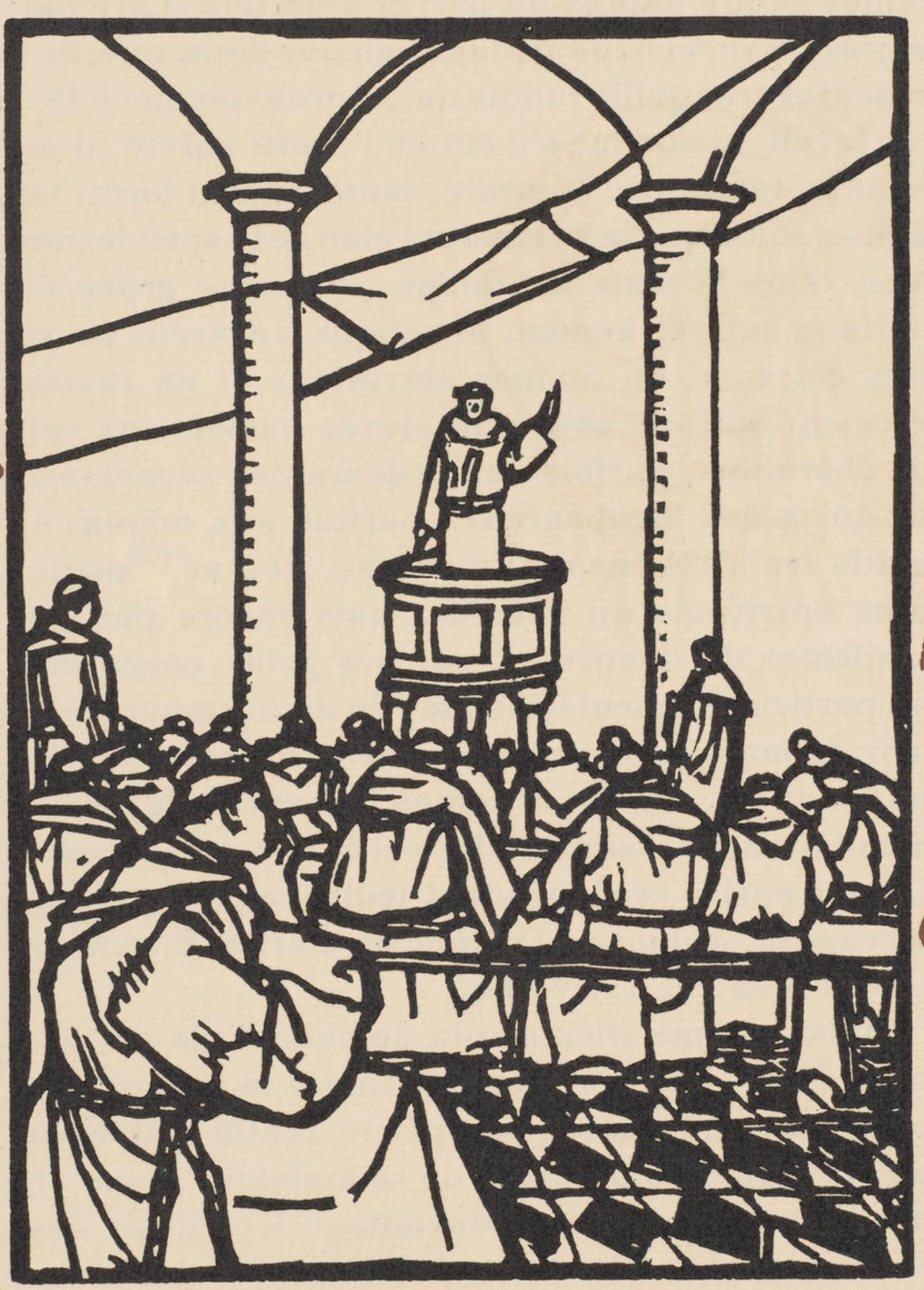 Mile Bernard, Composition (Morane, No. 100), Les Petites Fleurs De St. Franoise, Woodcut