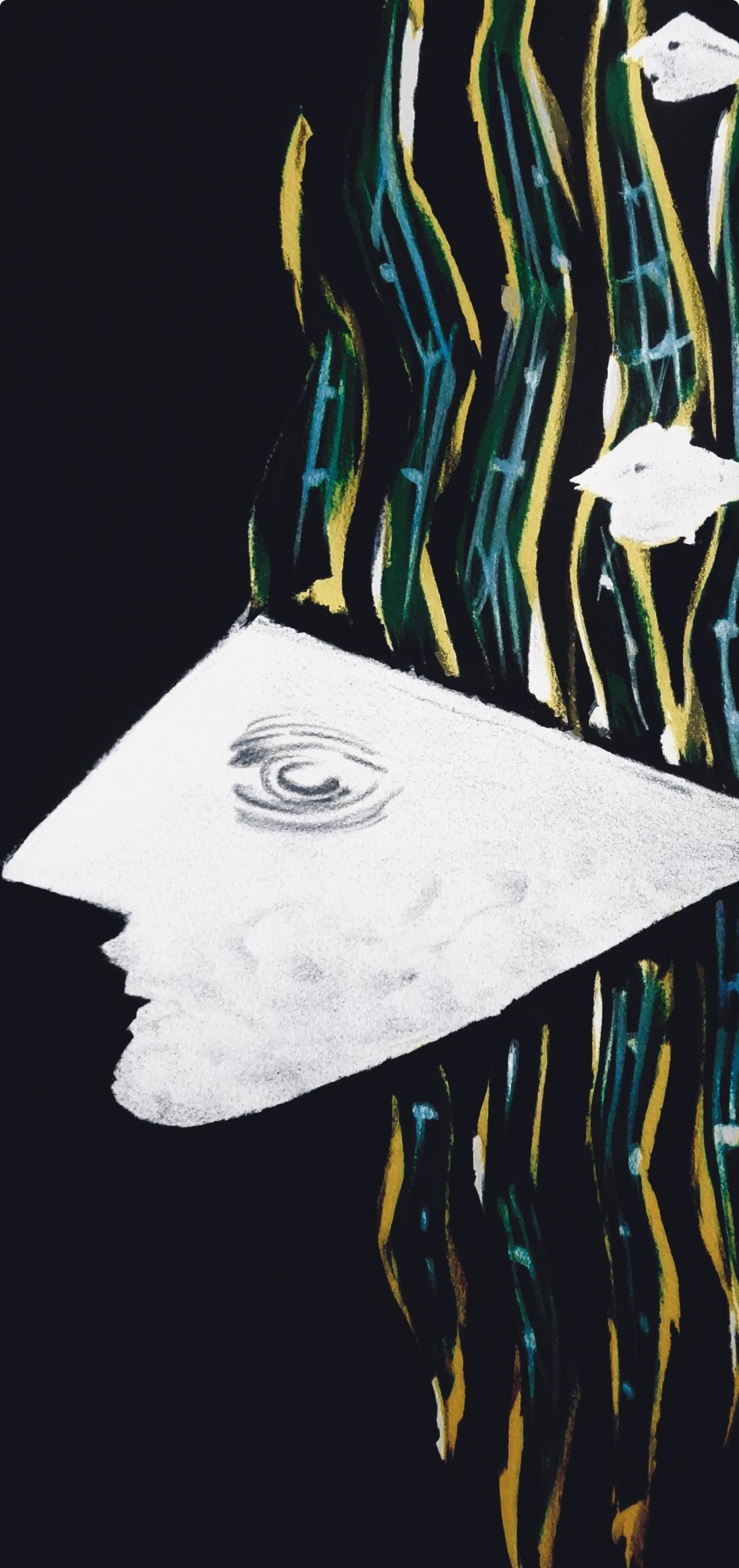 Georges Braque, Composition, Dipe Roi De Sophocle, Lithograph