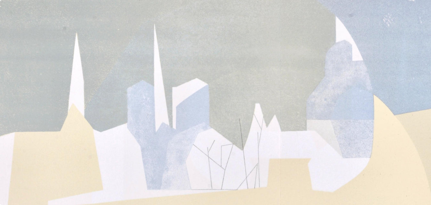 Andr Beaudin, Ville Et Paquebot, Regards Sur Paris, Lithograph
