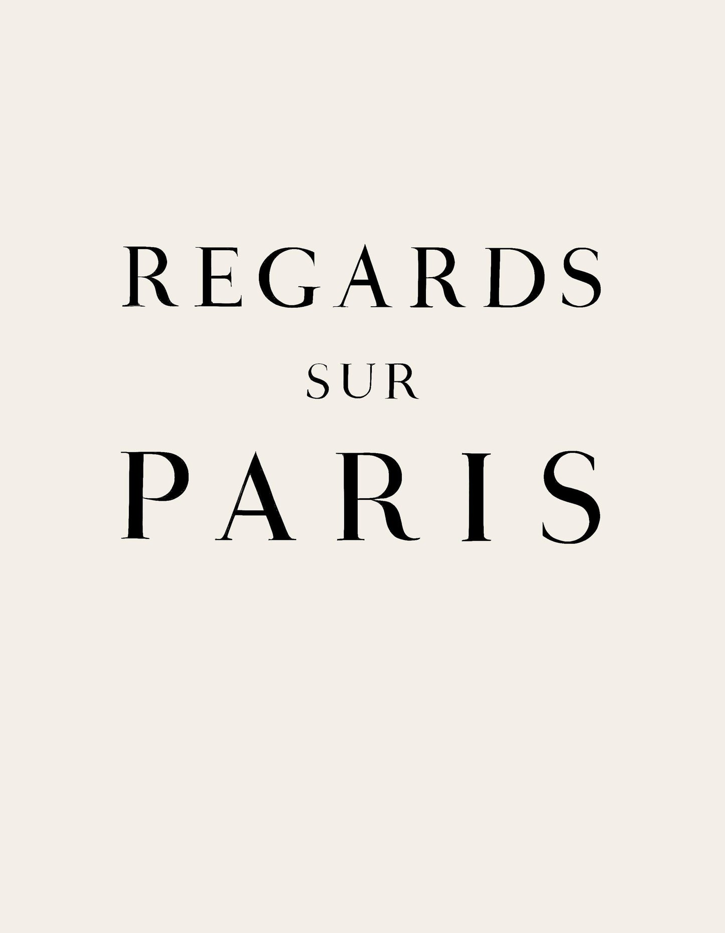Jean Carzou, Les Tuileries, Regards Sur Paris, Lithograph