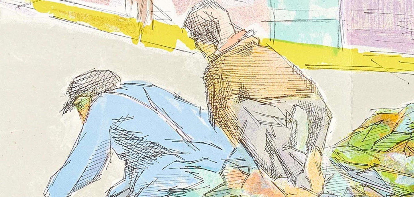Jacques Villon, Marchands Quatres Saisons, Regards Sur Paris, Lithograph