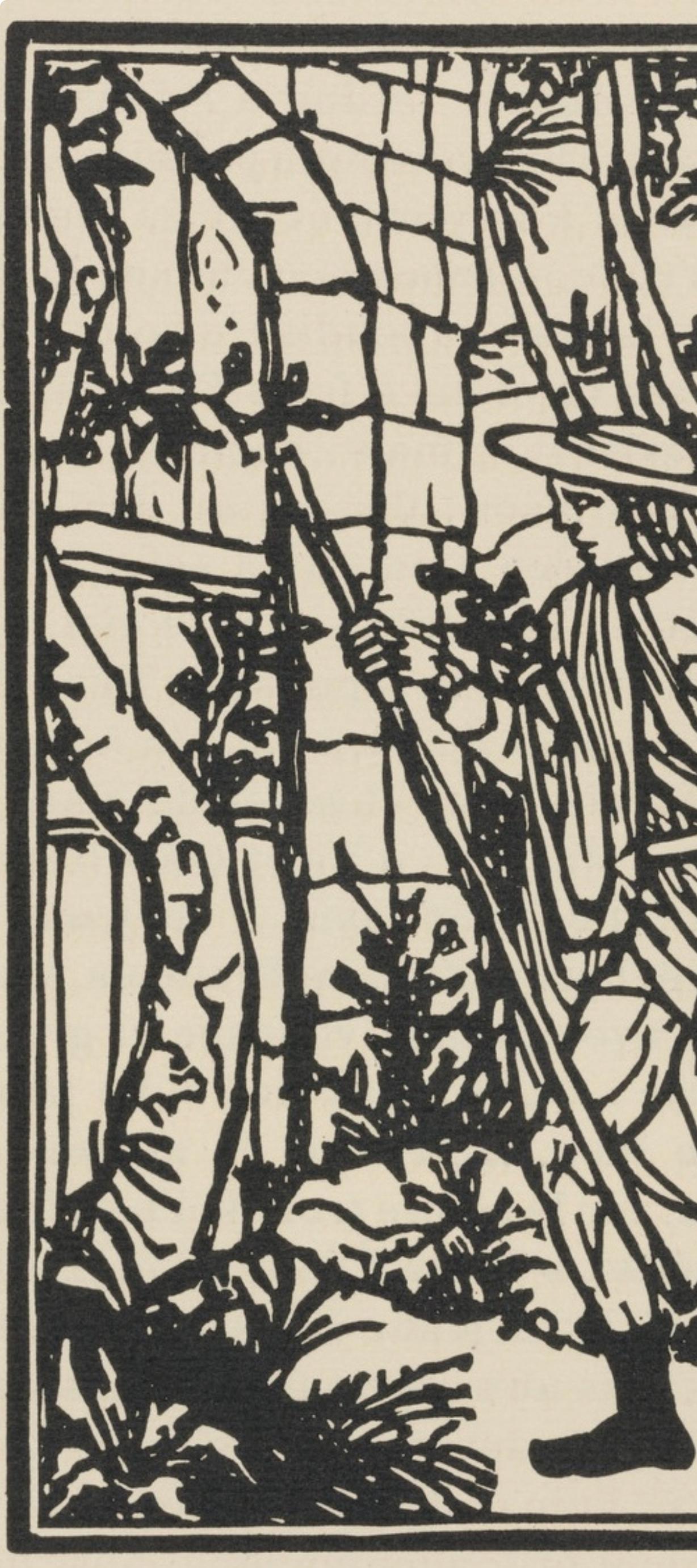 Mile Bernard, Composition (Morane, No. 100), Les Petites Fleurs De St. Franoise, Woodcut