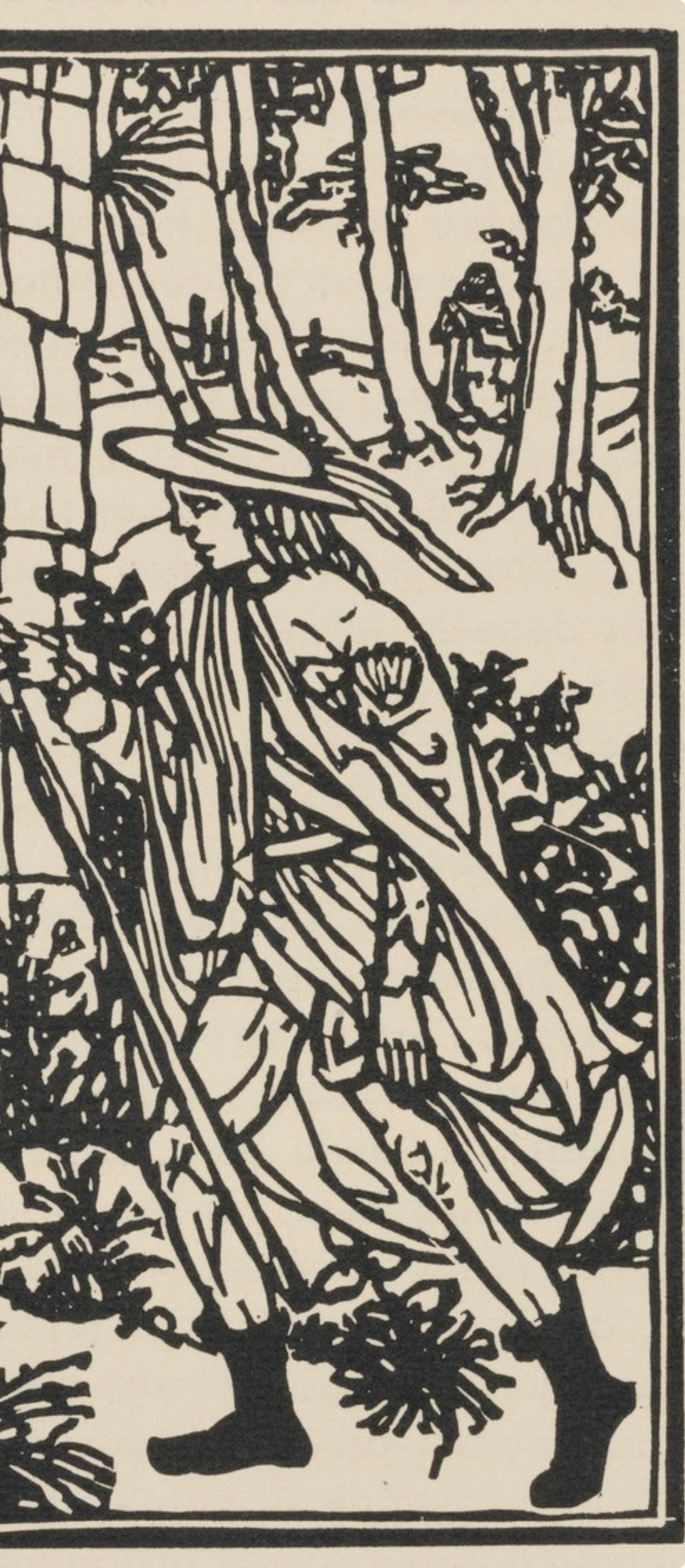 Mile Bernard, Composition (Morane, No. 100), Les Petites Fleurs De St. Franoise, Woodcut