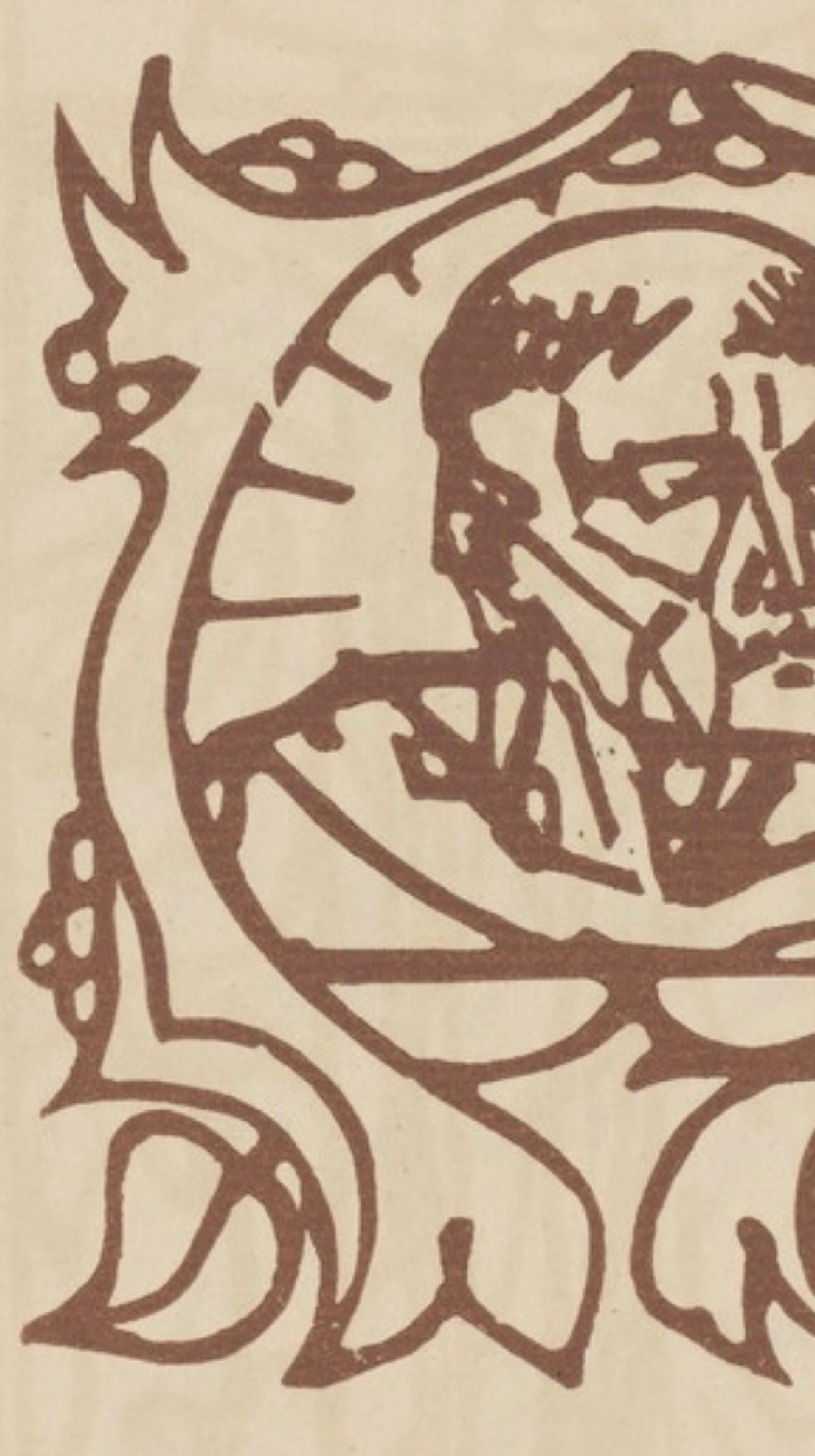 Mile Bernard, Composition (Morane, No. 100), Les Petites Fleurs De St. Franoise, Woodcut