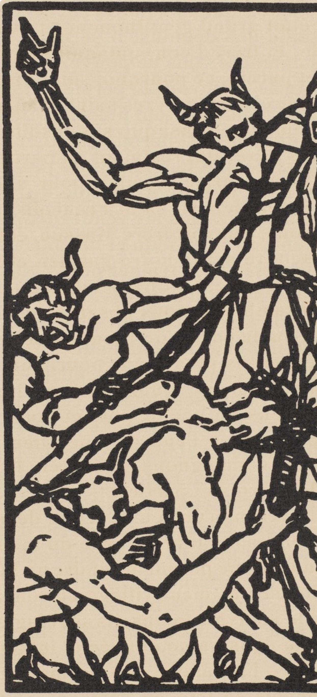 Mile Bernard, Composition (Morane, No. 100), Les Petites Fleurs De St. Franoise, Woodcut