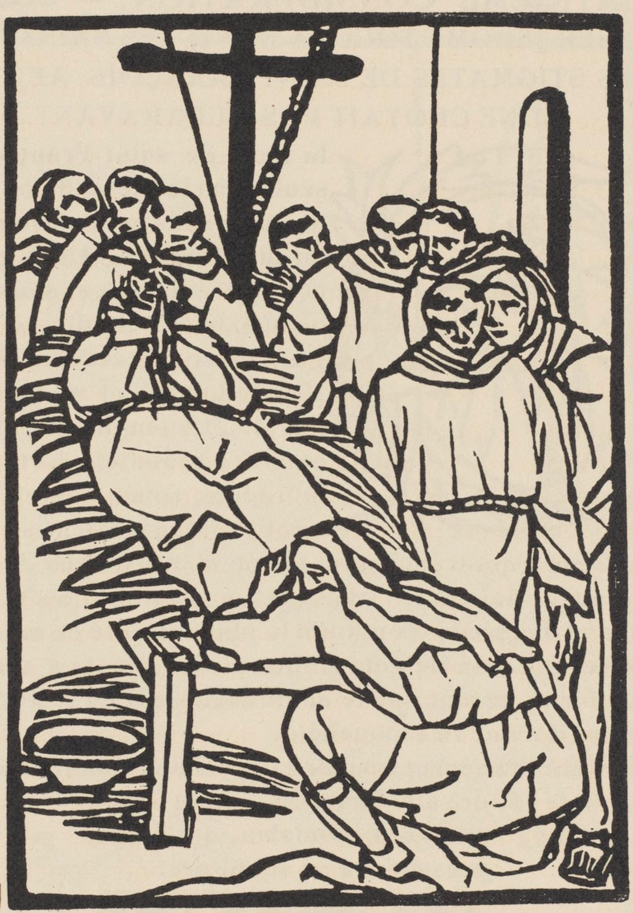 Mile Bernard, Composition (Morane, No. 100), Les Petites Fleurs De St. Franoise, Woodcut