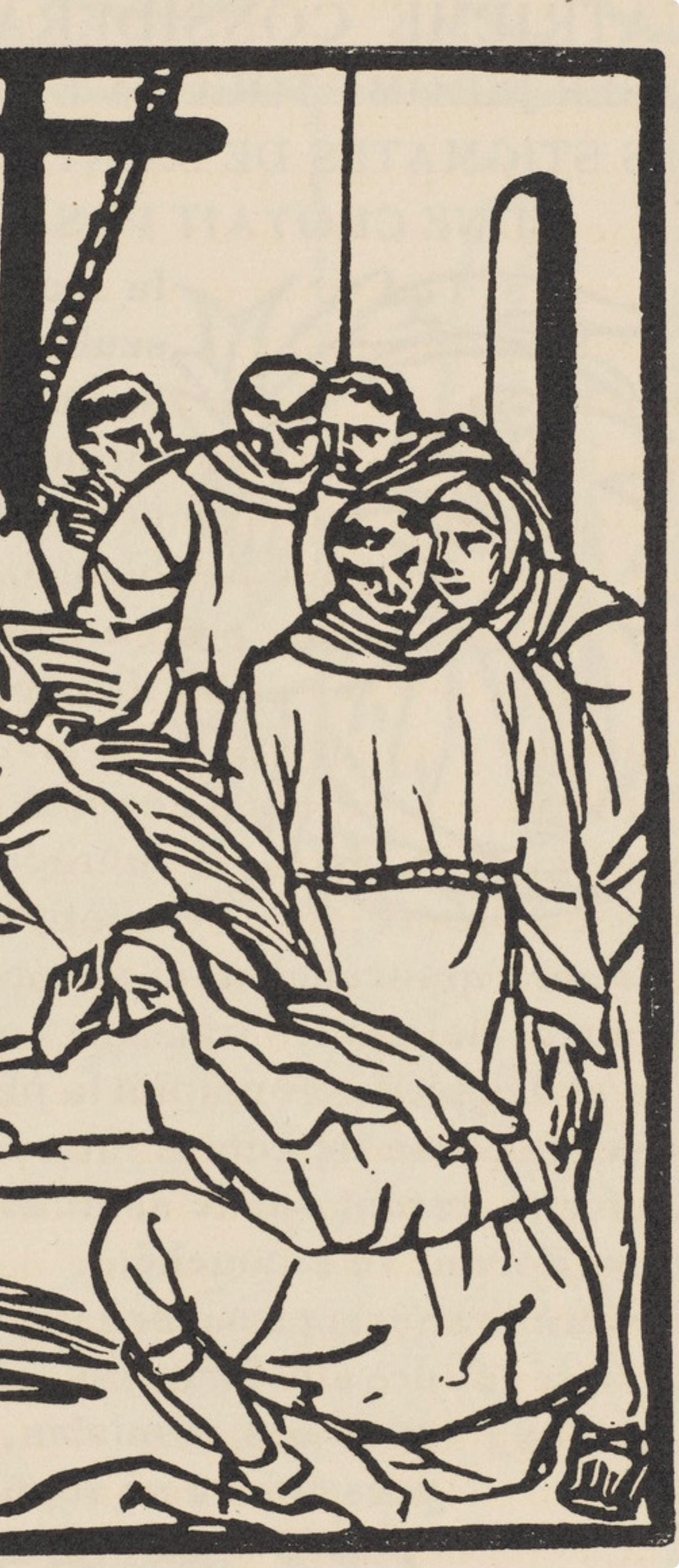 Mile Bernard, Composition (Morane, No. 100), Les Petites Fleurs De St. Franoise, Woodcut