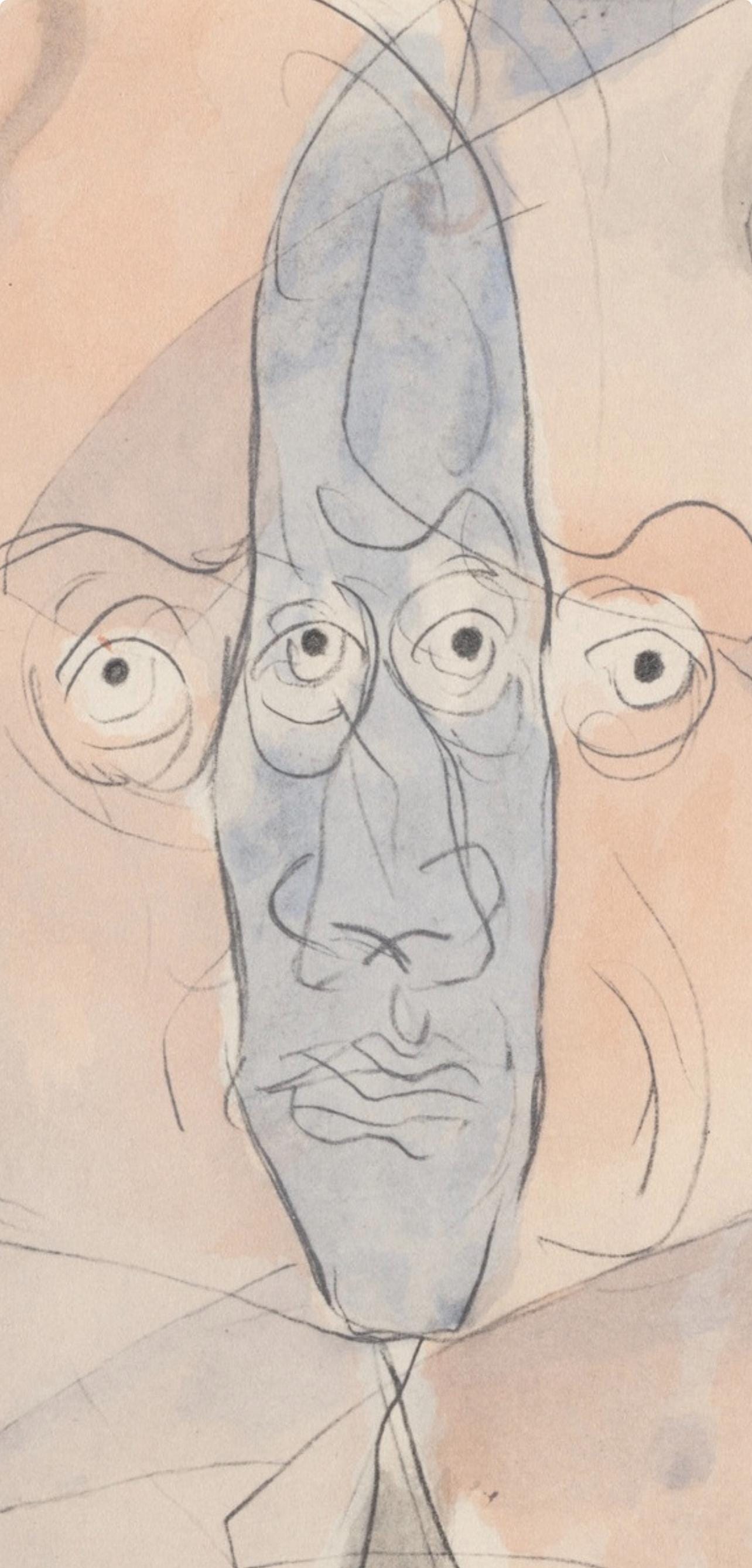 Francis Picabia, Composition, Le Peseur D'Mes (The Weigher Of Souls), Lithograph