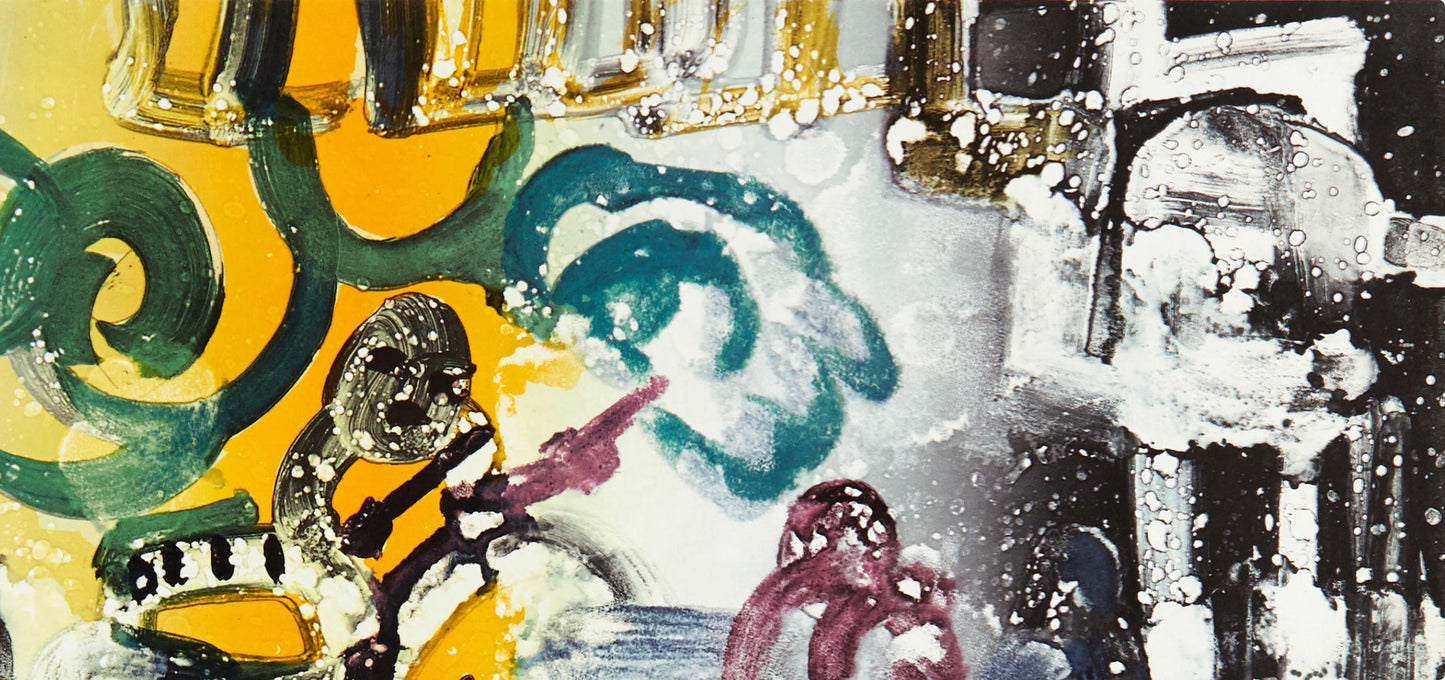 Romare Bearden, Introduction For A Blues Queen (Gelburd/Rosenberg 70-77), Jazz Series, Lithograph