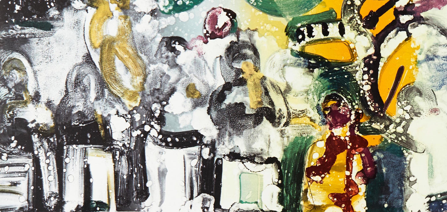 Romare Bearden, Introduction For A Blues Queen (Gelburd/Rosenberg 70-77), Jazz Series, Lithograph