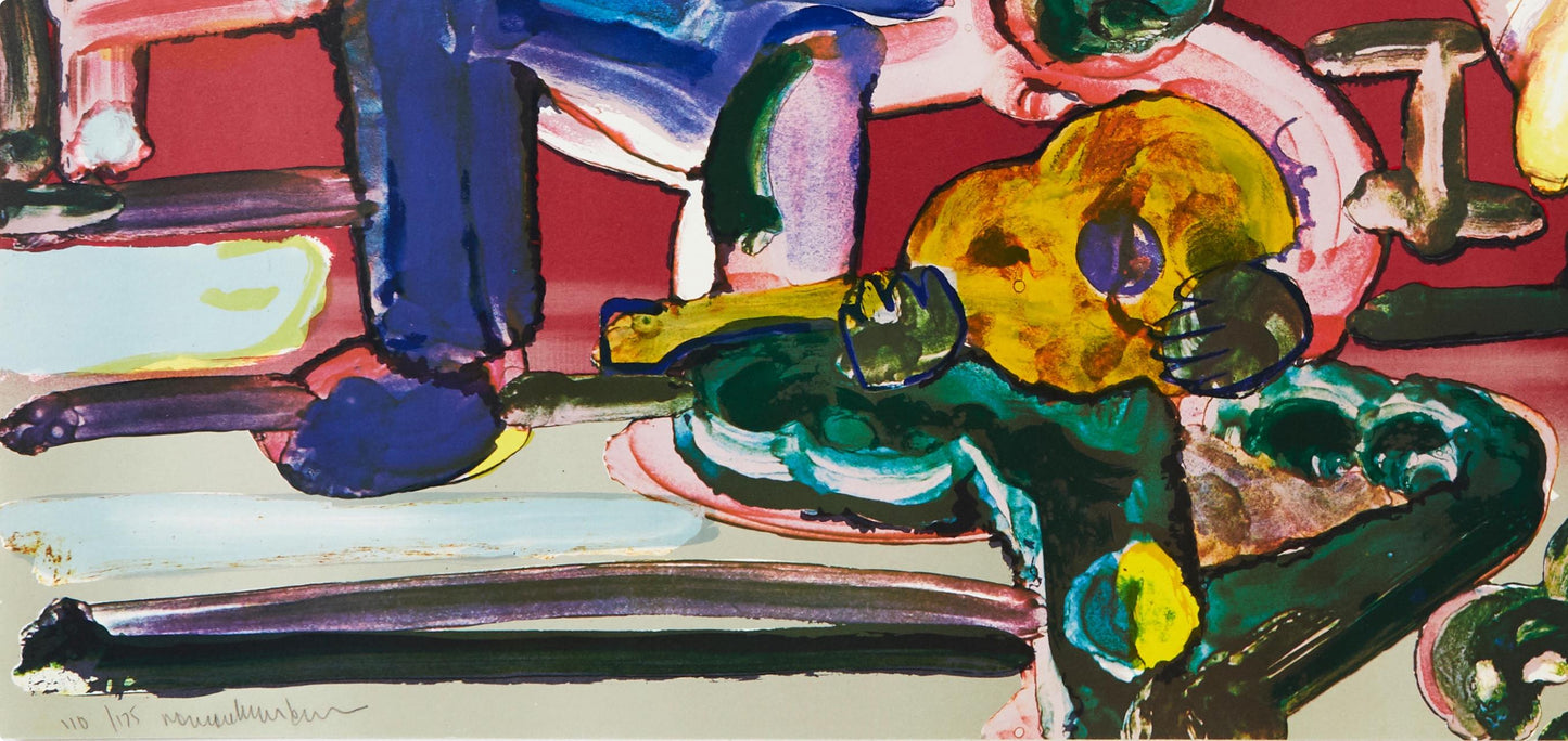 Romare Bearden, Louisiana Serenade (Gelburd/Rosenberg 70-77), Jazz Series, Lithograph