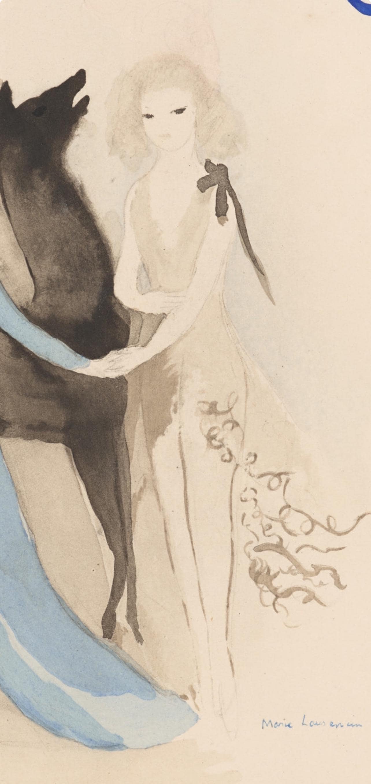 Marie Laurencin, Composition, Les Biches, Lithograph