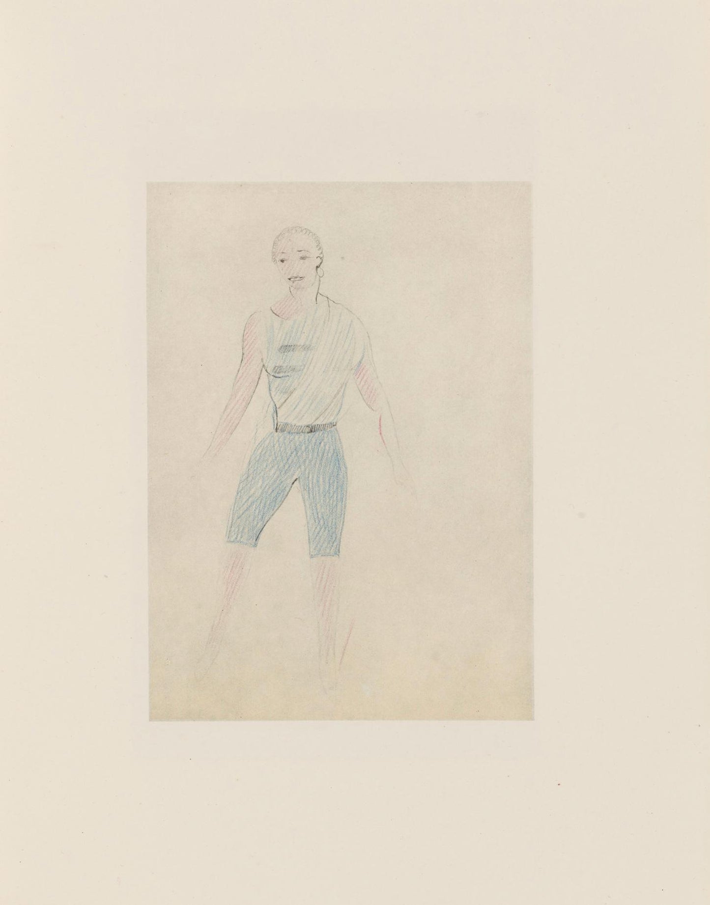 Marie Laurencin, Composition, Les Biches, Lithograph