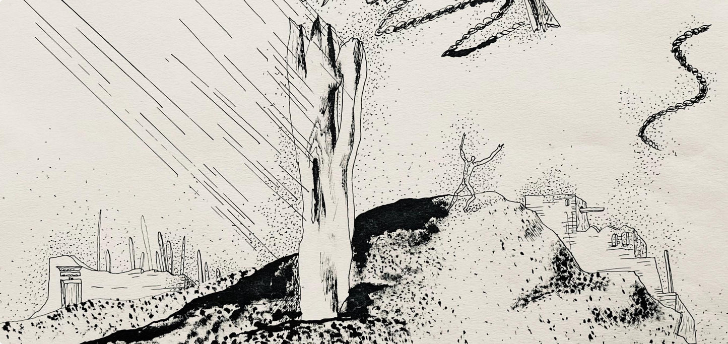Jean Lurat, S.O.S., Huit Dessins La Plume, Lithograph