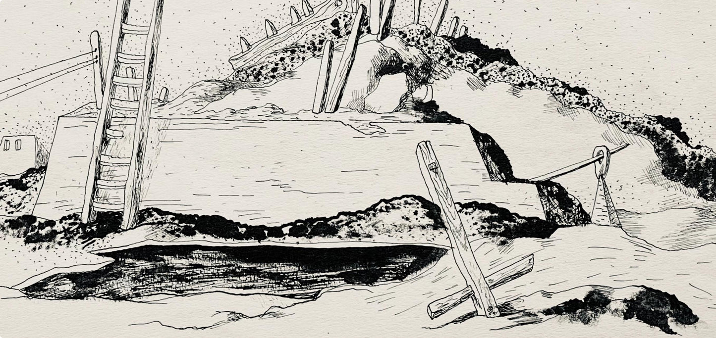 Jean Lurat, Aprsa On Recommence, Huit Dessins La Plume, Lithograph