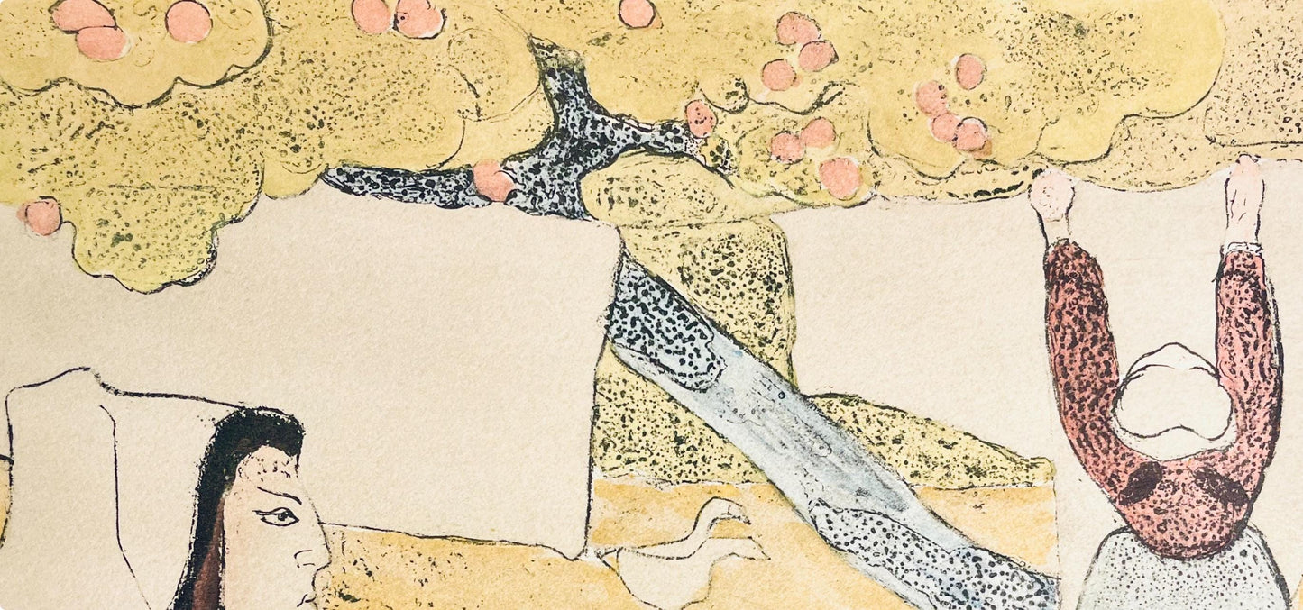 Mile Bernard, Composition, Loge De Mile Bernard, Woodcut