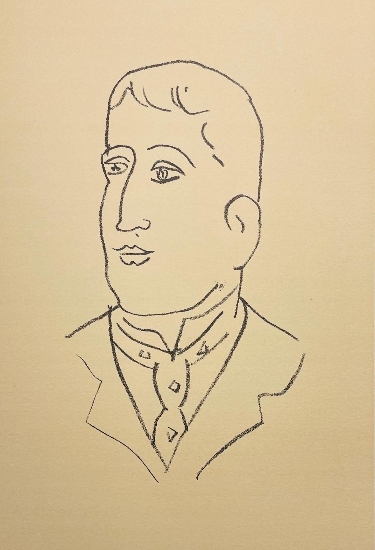 Henri Matisse, Composition (Duthuit 31), Apollinaire, Lithograph