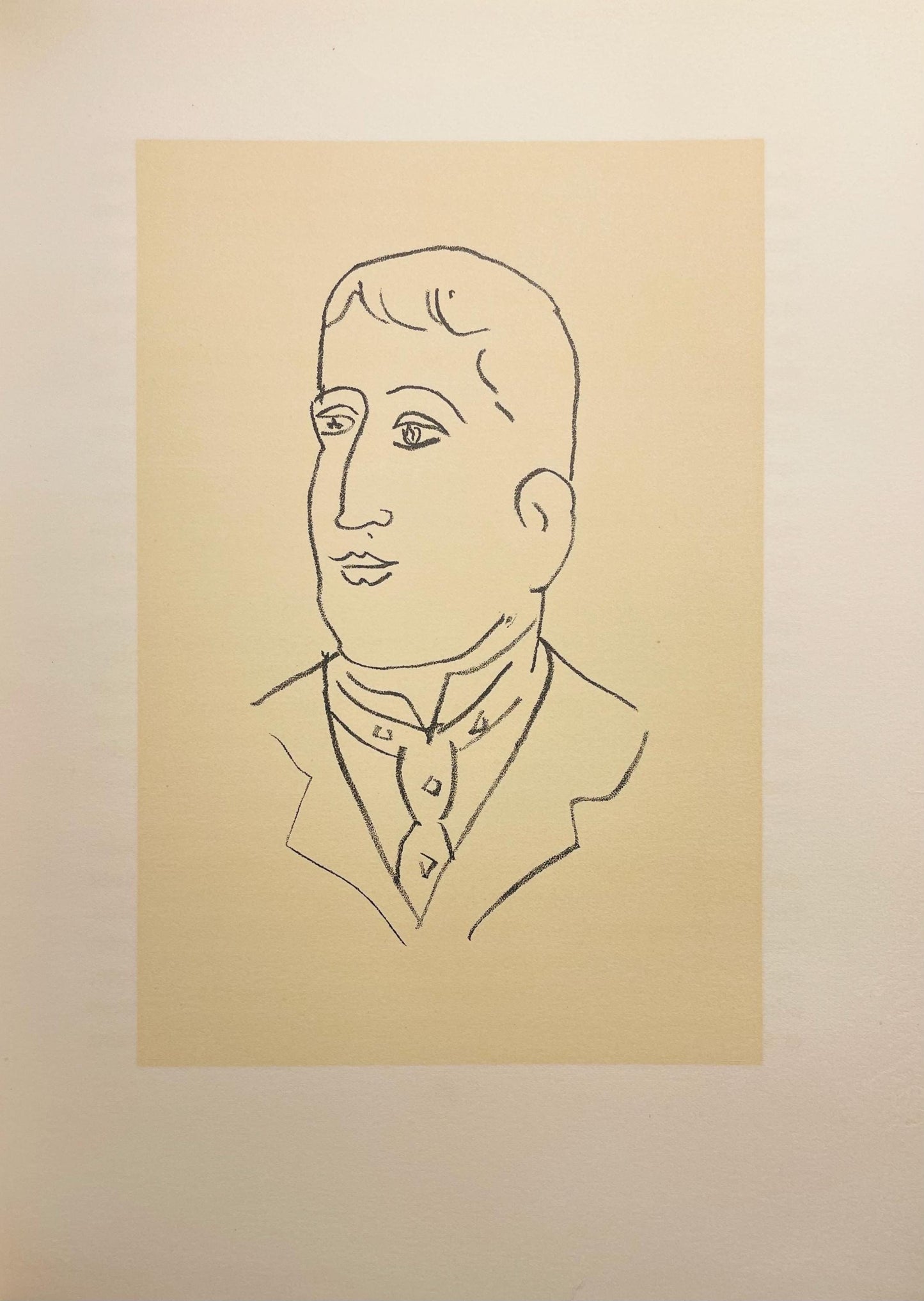 Henri Matisse, Composition (Duthuit 31), Apollinaire, Lithograph