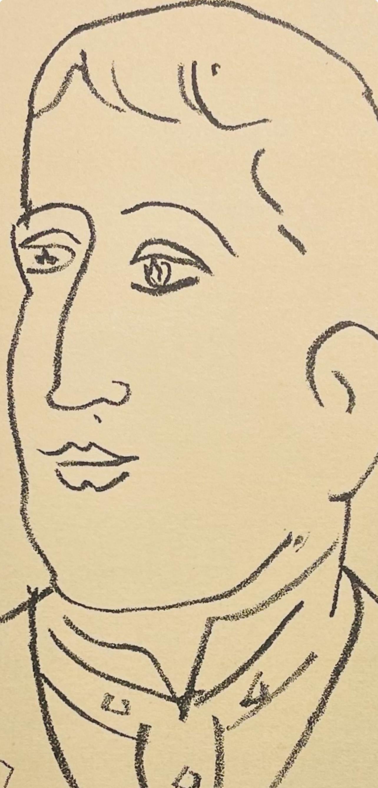 Henri Matisse, Composition (Duthuit 31), Apollinaire, Lithograph