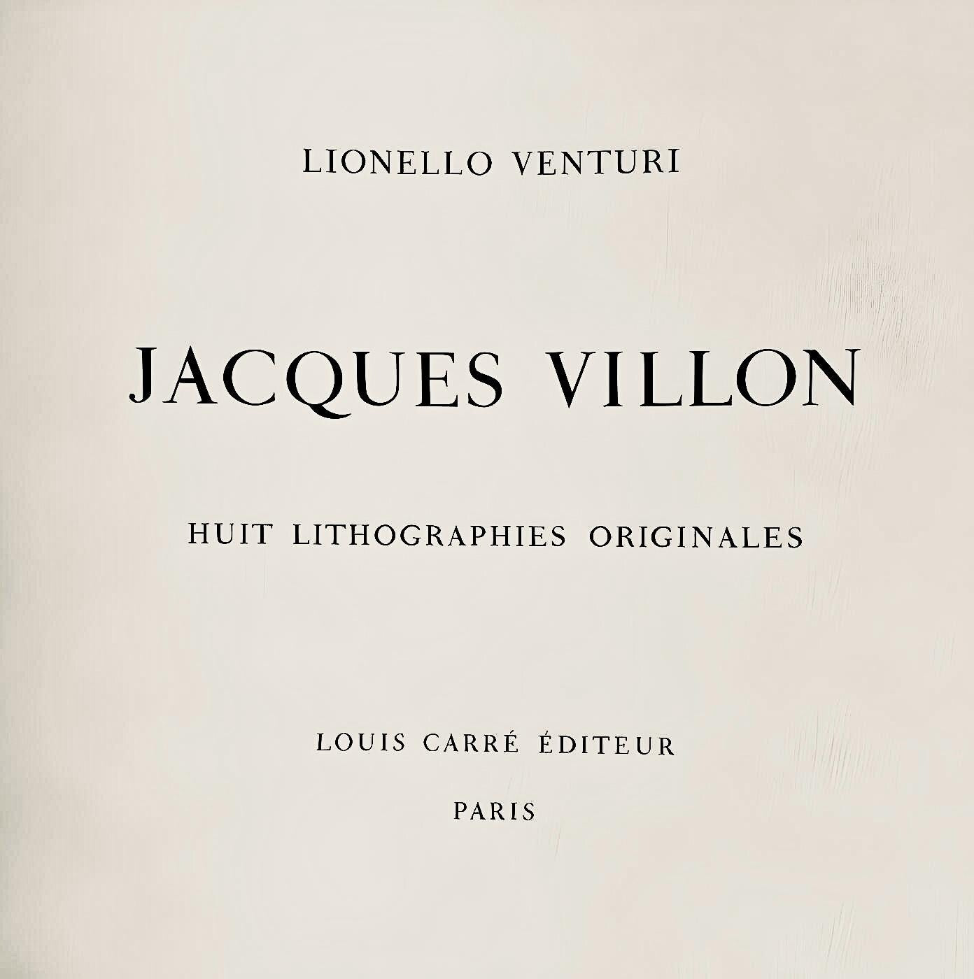 Jacques Villon, Composition (Ginestet/Pouillon 65-72), Jacques Villon, Huit Lithographies,
