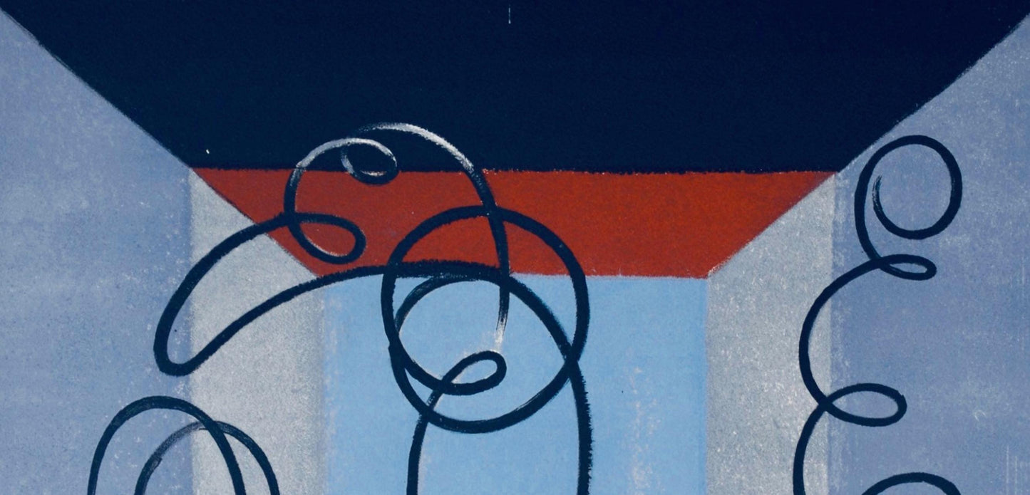 Jacques Villon, Composition (Ginestet/Pouillon 65-72), Jacques Villon, Huit Lithographies,
