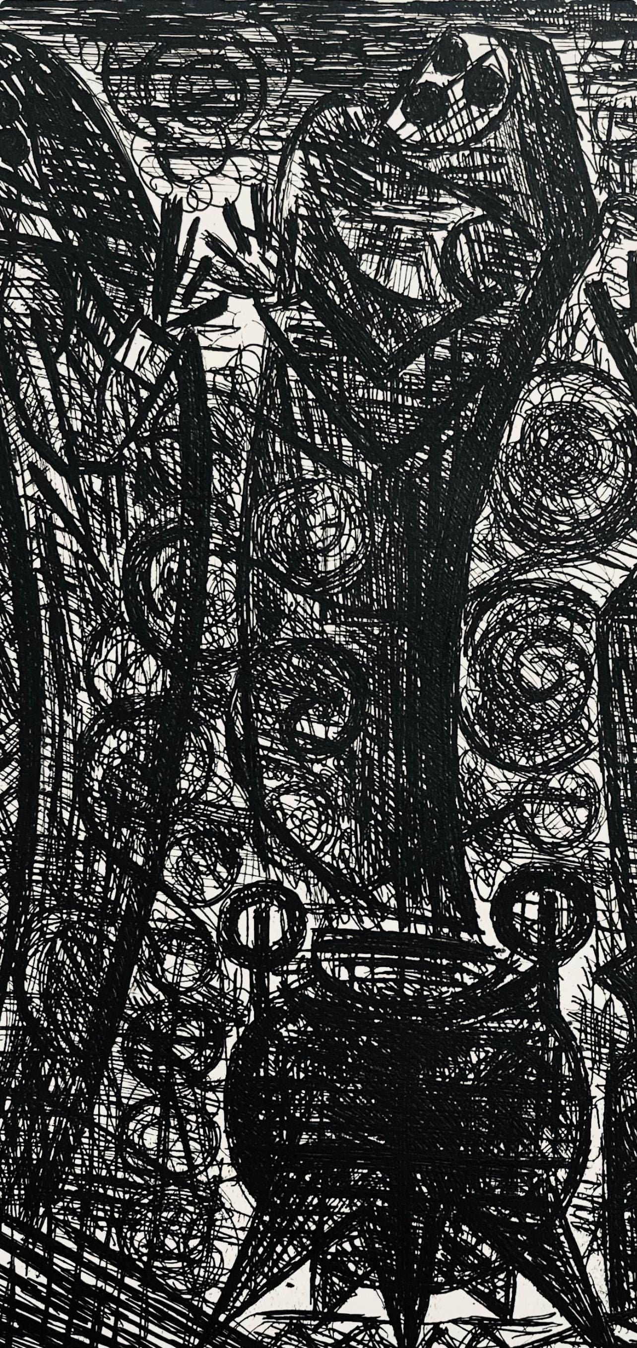 Marcel Gromaire, Les Sorcieres, Scne Iii, Shakespeare, Macbeth, Eaux-Fortes De Gromaire, Etching