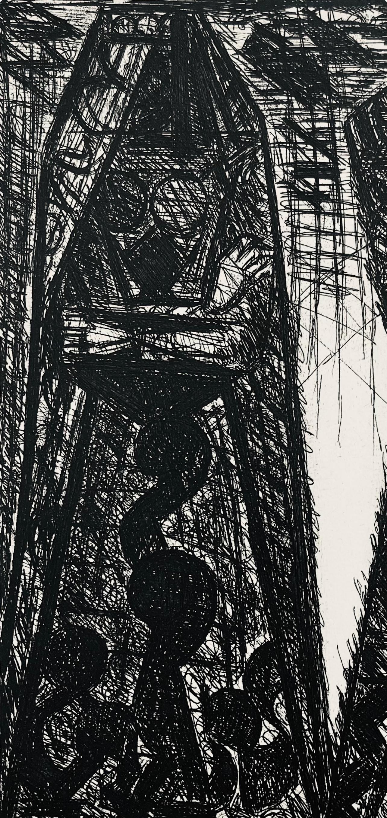 Marcel Gromaire, Le Complot, Scne Vii, Shakespeare, Macbeth, Eaux-Fortes De Gromaire, Etching