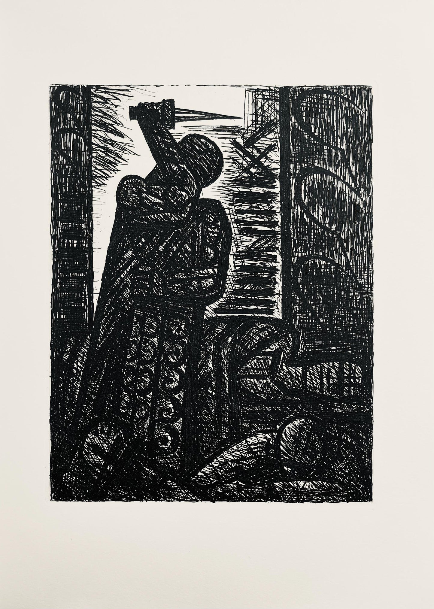 Marcel Gromaire, Le Meurtre De Duncan, Scne Viii, Shakespeare, Macbeth, Eaux-Fortes De Gromaire,