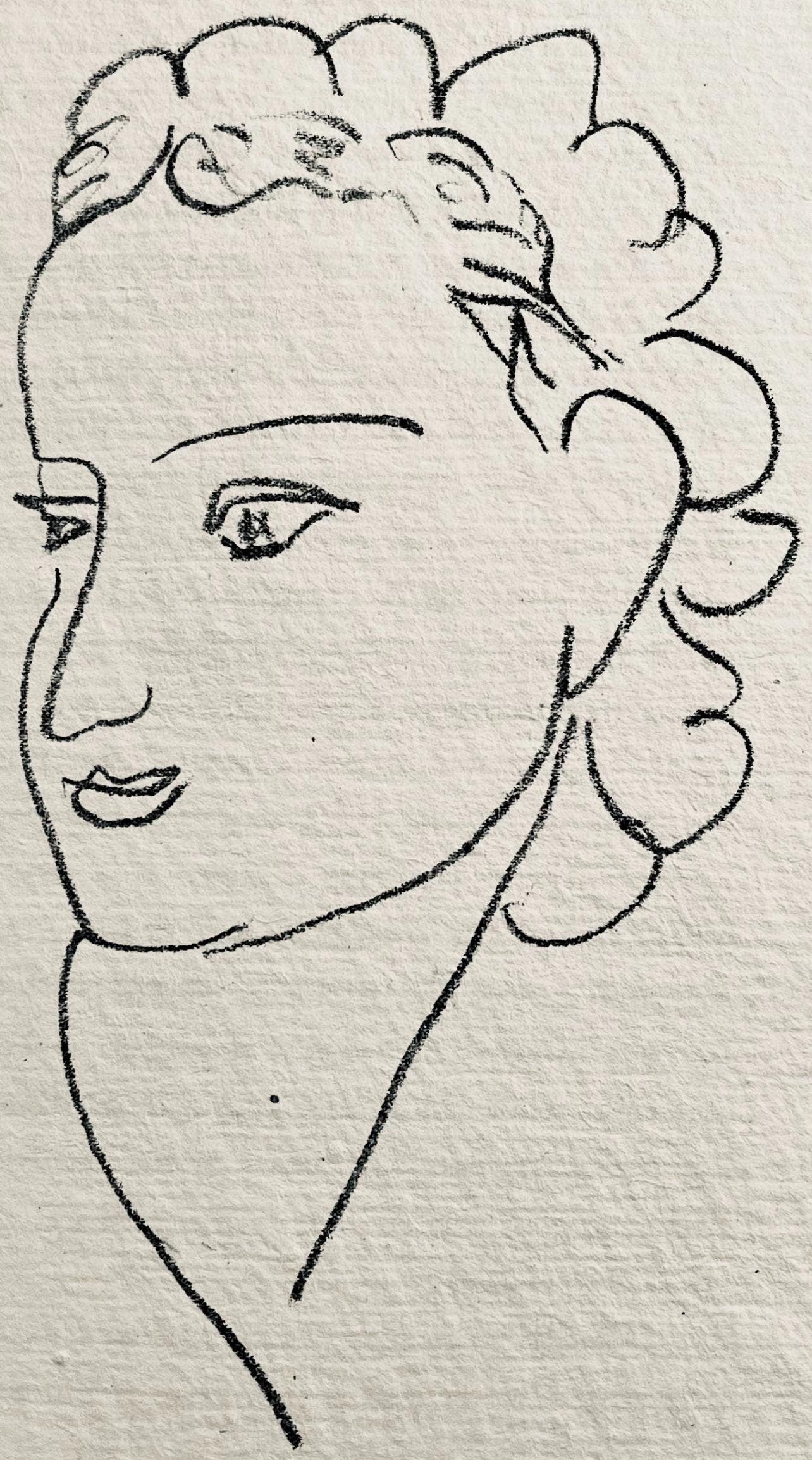 Henri Matisse, Lithographie V (Duthuit 20), Repli, Gravures De Henri Matisse, Lithograph