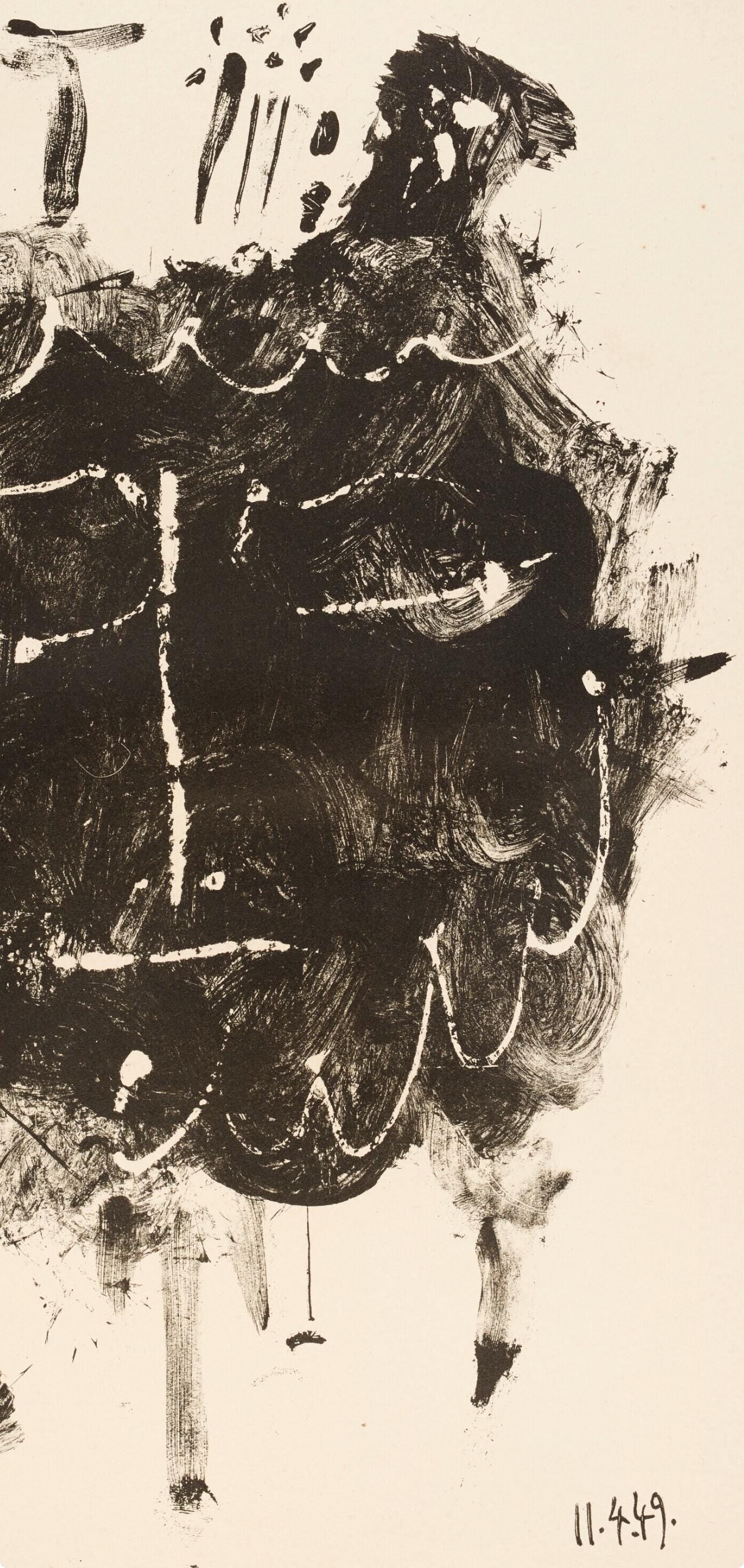 Pablo Picasso, Composition (Bloch 605-608; Mourlot 177; Reue 519-522), Elegy Of Ihpetonga,