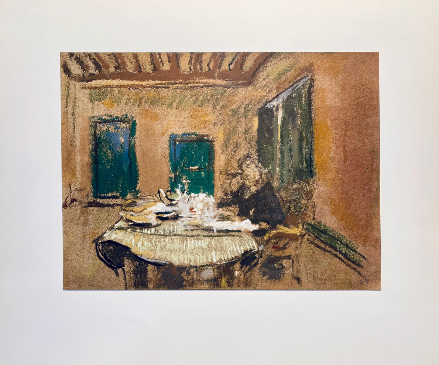 Douard Vuillard, Composition, Vuillard, Douze Pastels, Lithograph